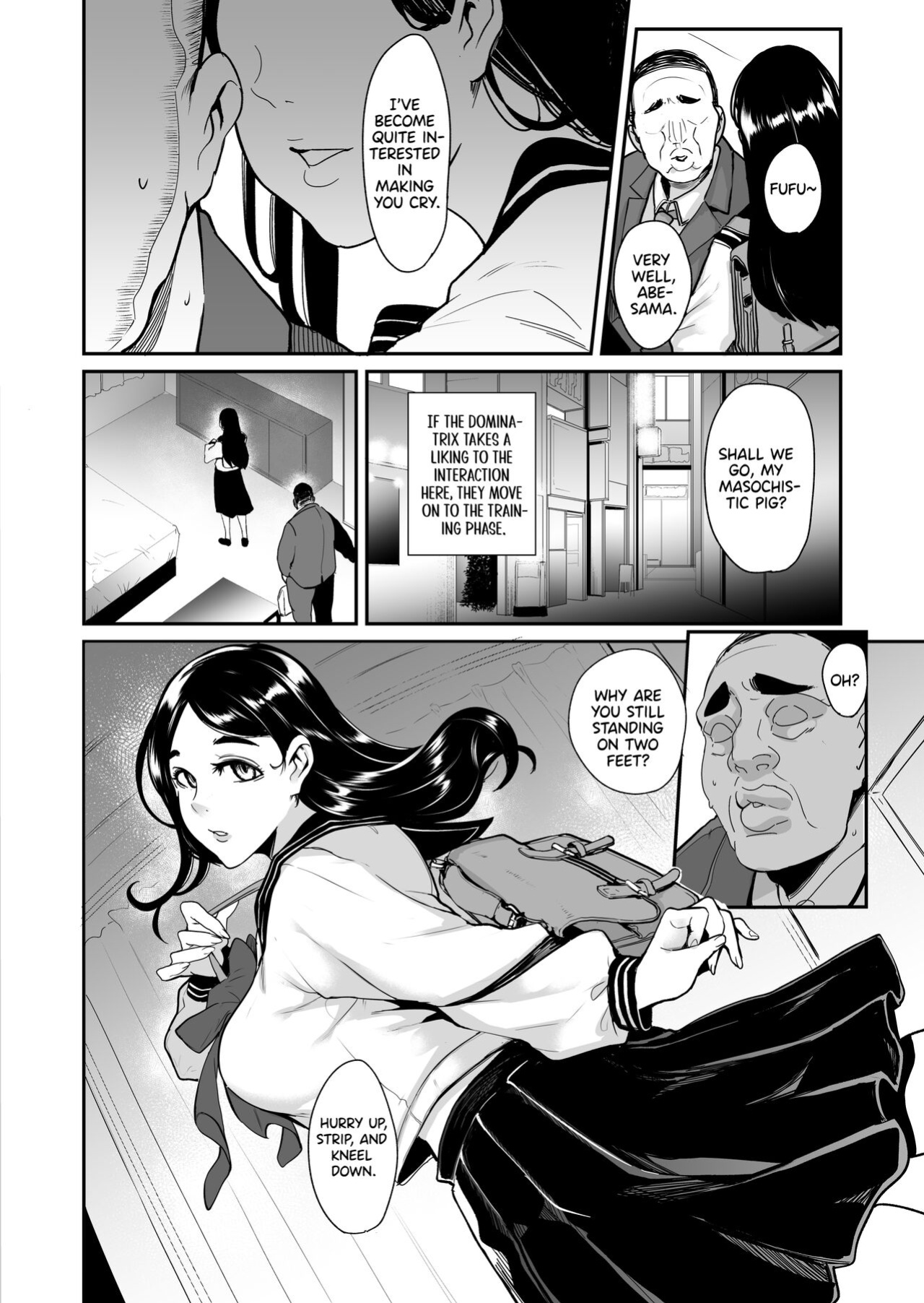 [SOUND MILK (Otochichi)] Maso-katsu -Appli de Joou-sama o Sagashite Choukyou Sareru Maso Otoko-tachi- | Masochistic Life -Masochistic Men searching for and being trained by Dominatrix through an App (FULL ENG)