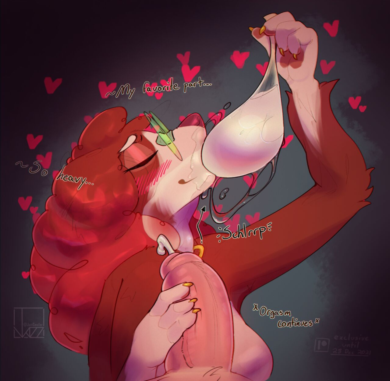 [BigJazz] Condom Gagging + Extras