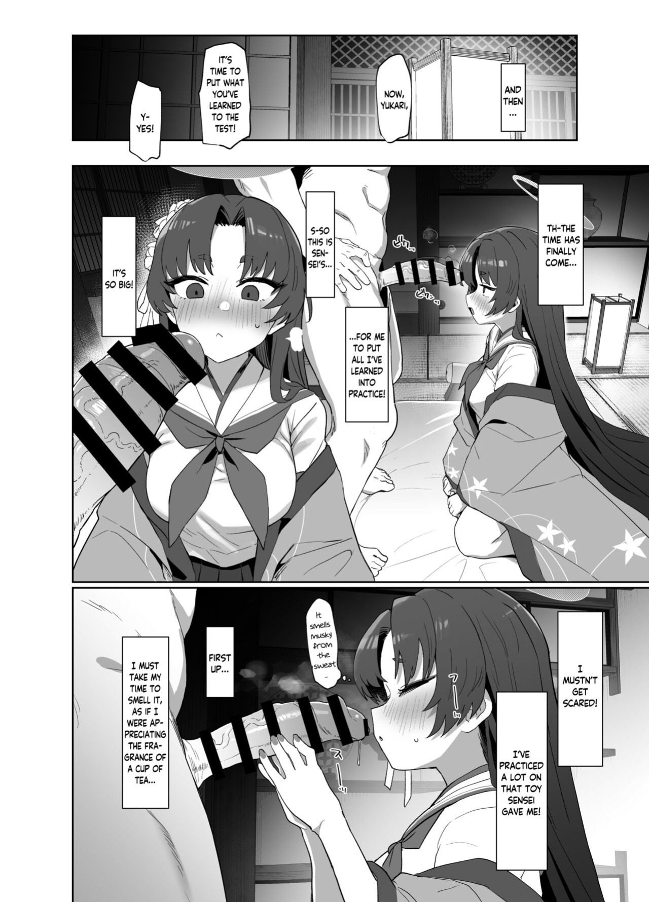 [Ballistic onahole (Б)] Sex no Junbi wa... Perfect ni Totonotte Orimasu no yo! | I'm Perfectly Prepared... For Sex! (Blue Archive) [Douzo Lad Translations]