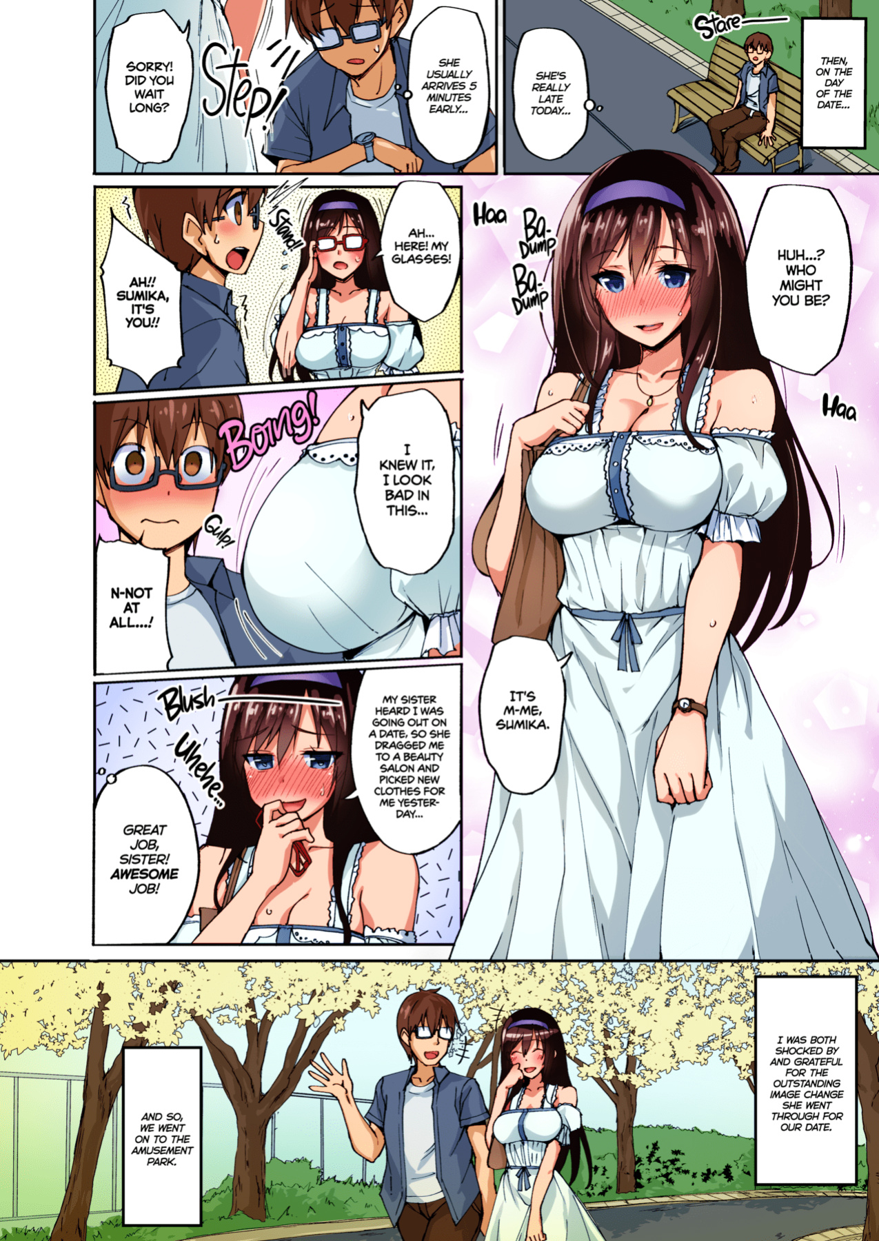 [Labomagi! (Takeda Aranobu)] Netorare Junior Girlfriend ~Taken and Fucked Behind His Back~ [Colorized]