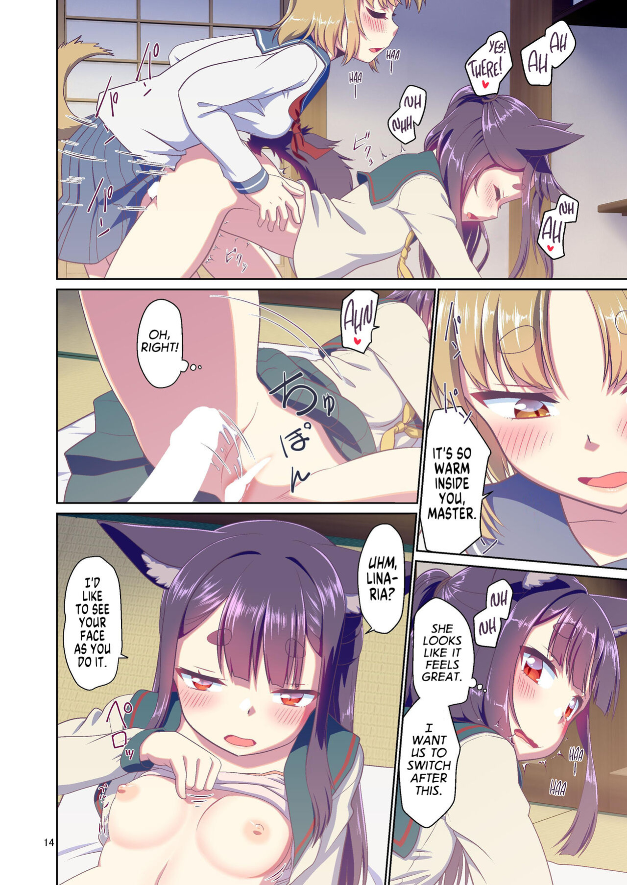 (C102) [Fumotonoya (Fumotono Mikoto)] Me ga Sametara Kemomimi Shoujo ni Natteita Ohanashi 3 | How I Woke Up as a Girl With Animal Ears Pt.3 [GTF]