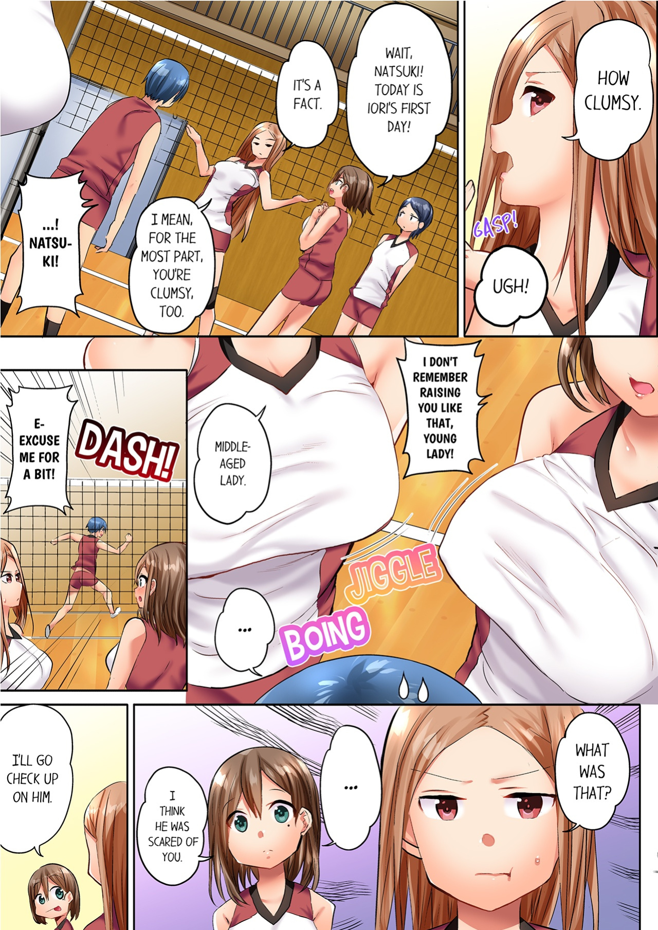 [Kazutaro] Hitozuma Volley-bu no Asedaku SEX ~Shower Abinagara Mitchaku Shichau? 1-3 | Married Women's Volleyball Club Sweaty Sex - We're Being Glued Together While Taking A Shower? 1-3