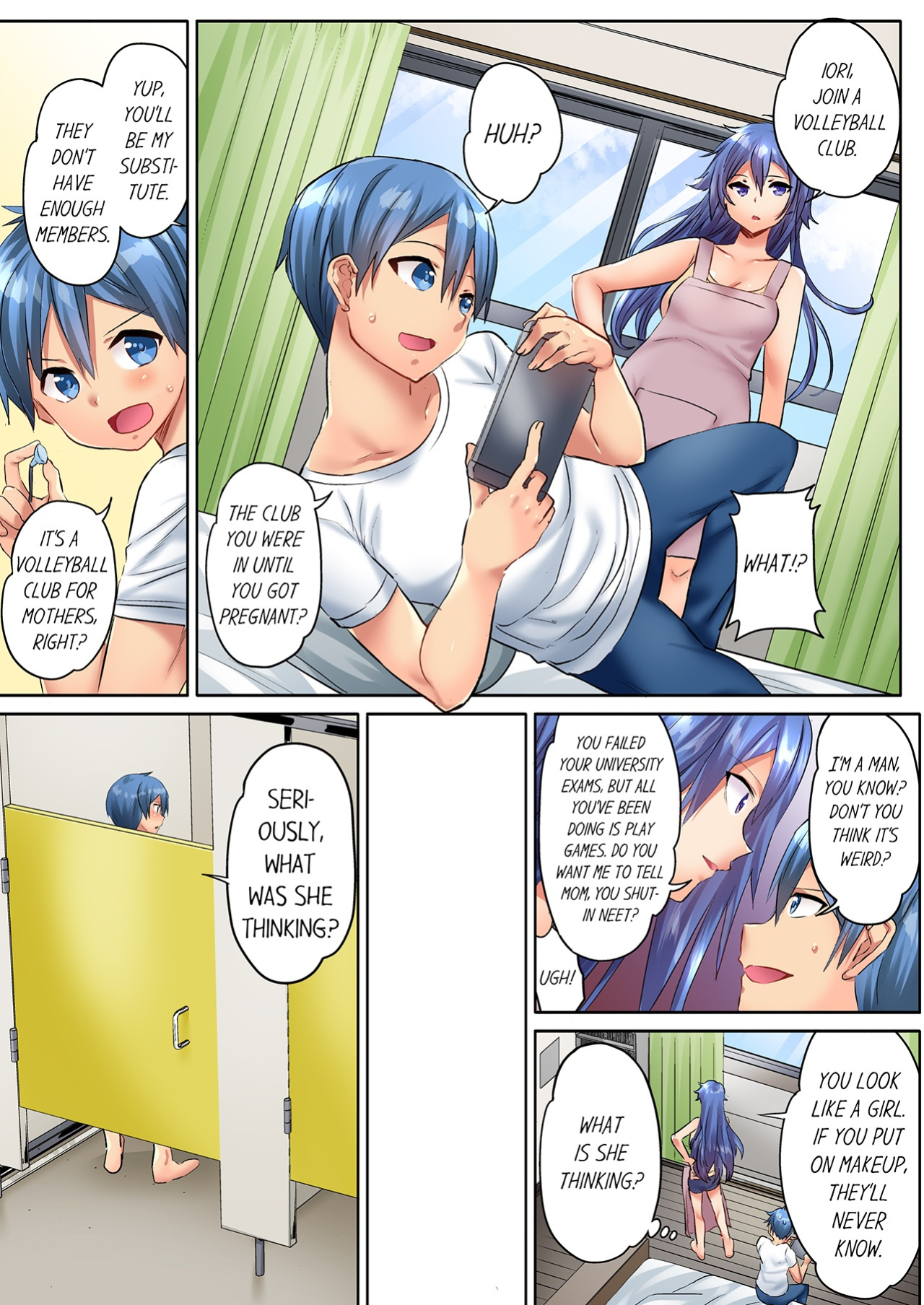 [Kazutaro] Hitozuma Volley-bu no Asedaku SEX ~Shower Abinagara Mitchaku Shichau? 1-3 | Married Women's Volleyball Club Sweaty Sex - We're Being Glued Together While Taking A Shower? 1-3