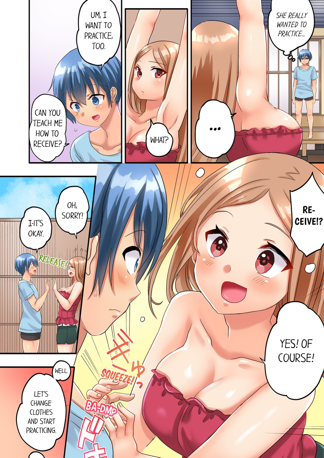 [Kazutaro] Hitozuma Volley-bu no Asedaku SEX ~Shower Abinagara Mitchaku Shichau? 1-3 | Married Women's Volleyball Club Sweaty Sex - We're Being Glued Together While Taking A Shower? 1-3