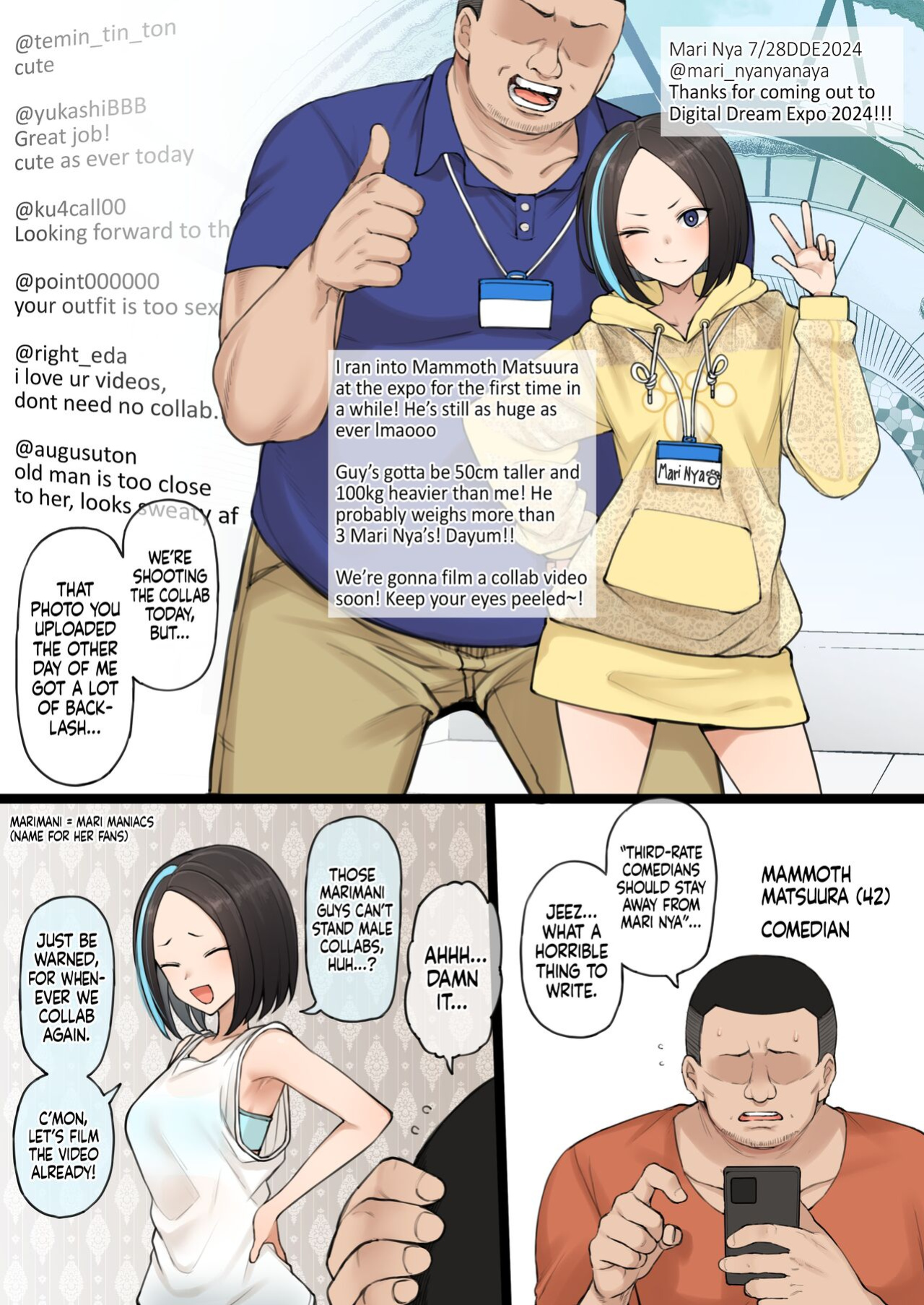 [Terasu MC] Ninki Game Haishinsha no Sei Jijou | Popular Game Streamer's Sexual Affair [Tekkamaki]
