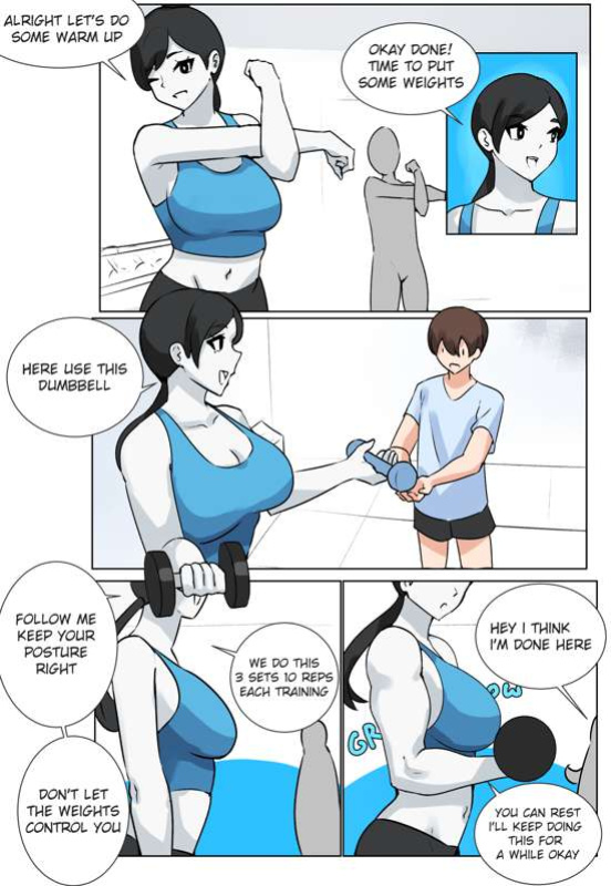 [Musctonk] Wii Fit Girl Comic
