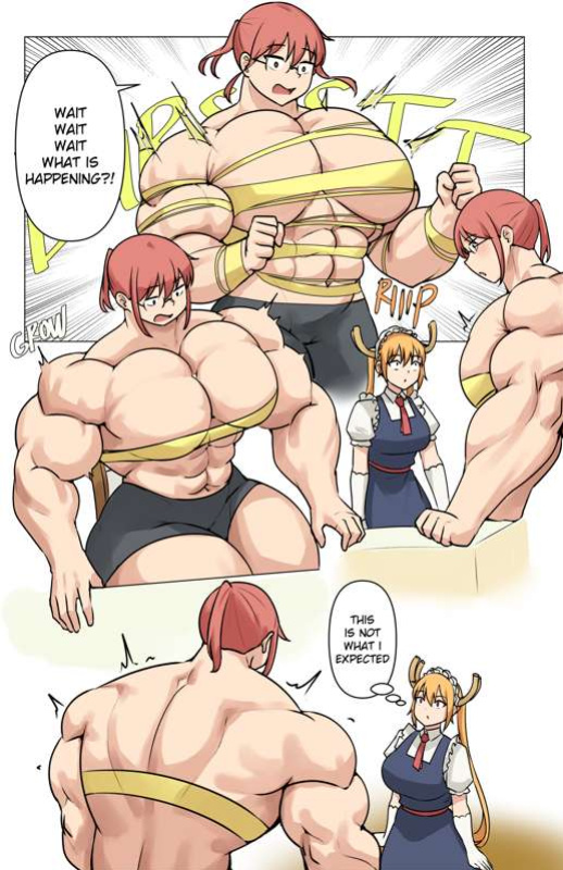 [Musctonk] Tohru & Kobayashi + extra girls