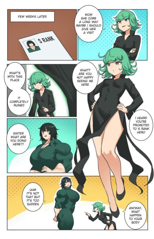[Musctonk] Tatsumaki & Fubuki Comic