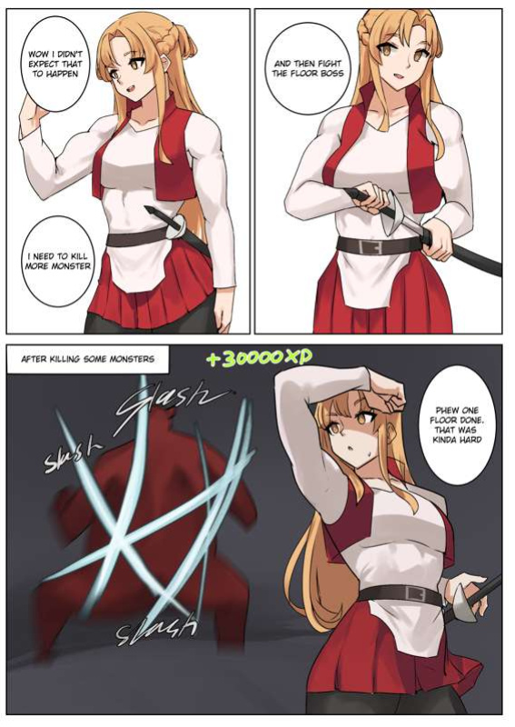 [Musctonk] Asuna Comic