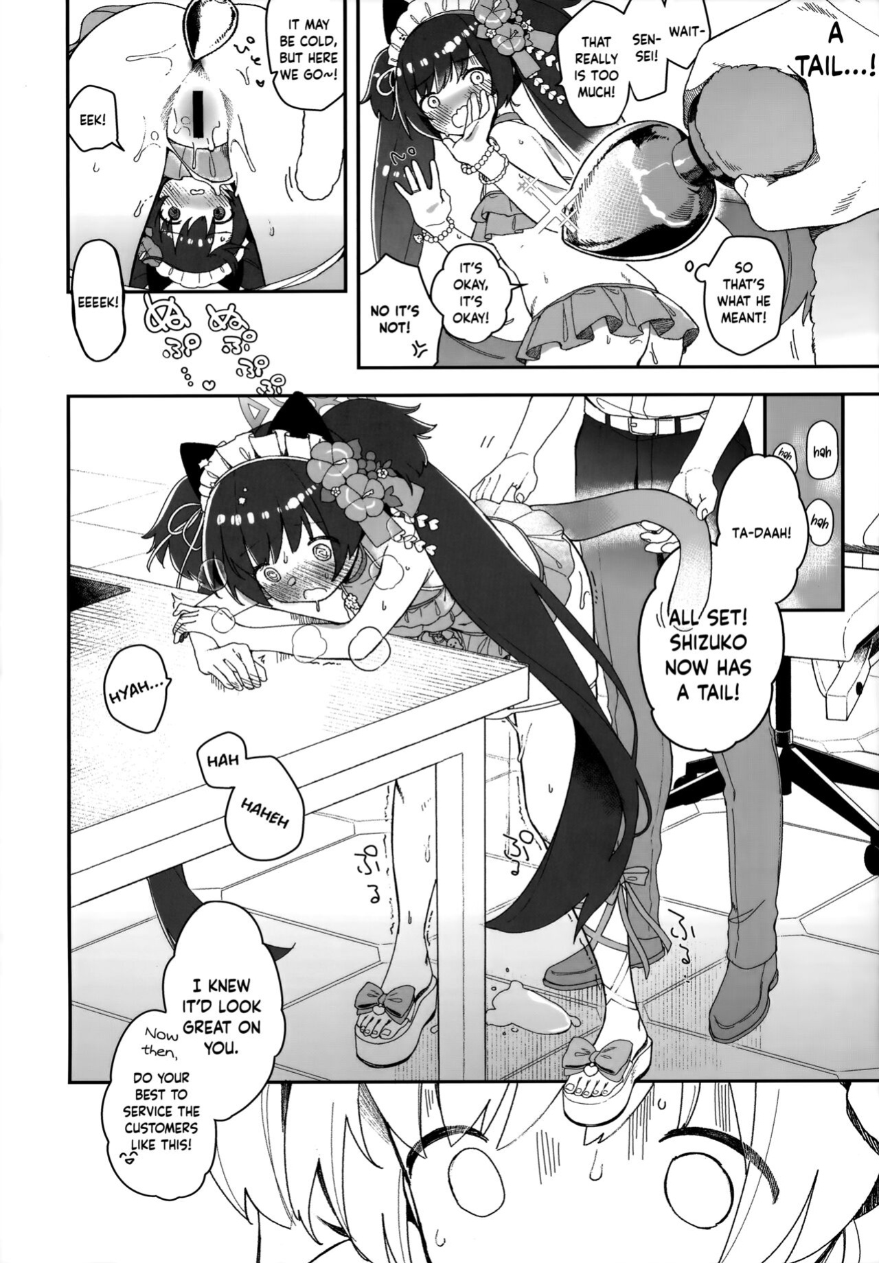 (C104) [Turuturuodeco (Deco)] Kouwa Shizuko ni Nyannyansshite Morau Hon | A Book in Which I Get Kawawa Shizuko to Meow For Me (Blue Archive) [Douzo Lad Translations]