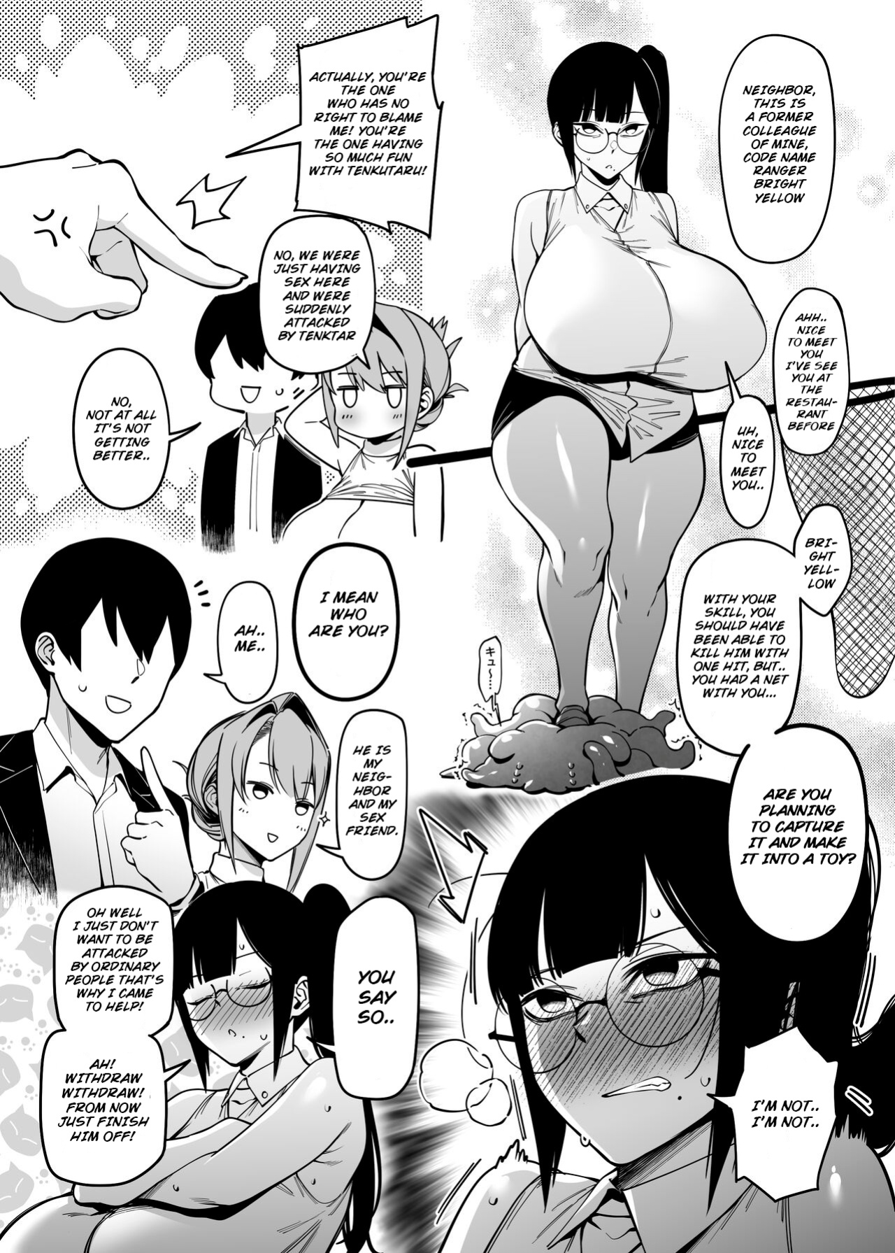 [F.W.ZHolic (FAN)] Otonari-san wa Yami Soshiki ni Nikutai Kaizou sareta Moto Seigi Sentai Member deshita 3