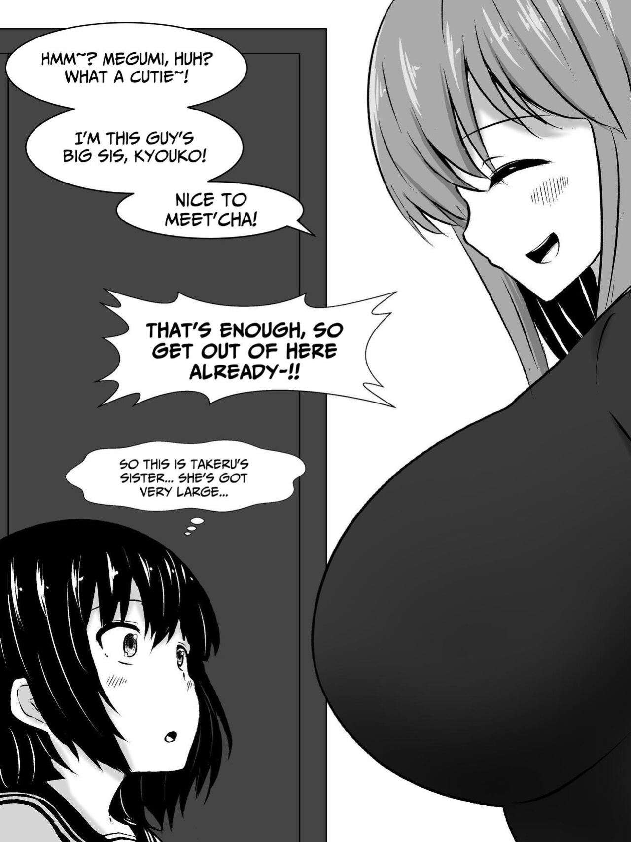 [Sazameki Dori (Sazameki)] My Amazing Girlfriend Was Cucked From Me By My Big Dick Sister!? [Kusanuu]