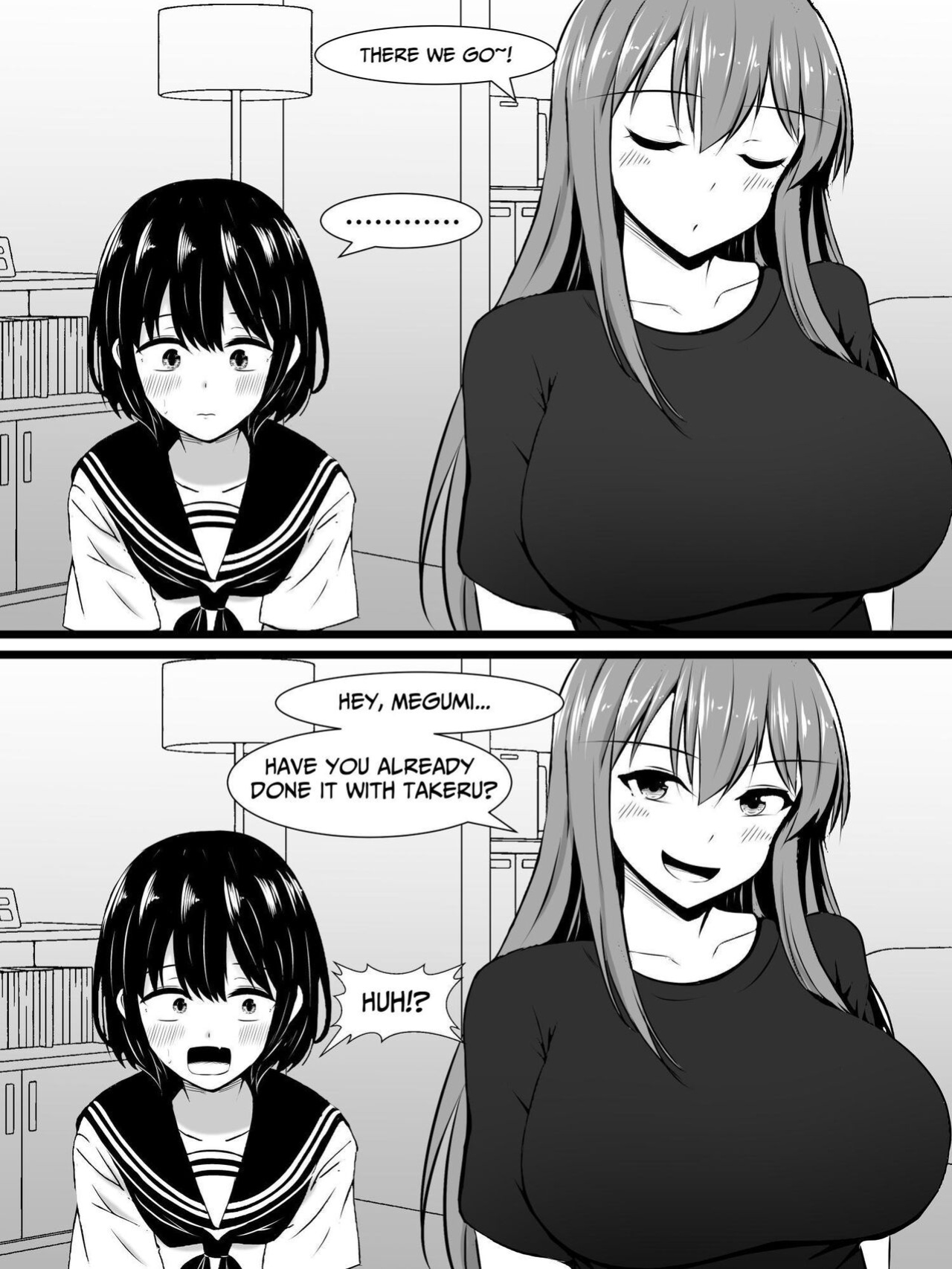 [Sazameki Dori (Sazameki)] My Amazing Girlfriend Was Cucked From Me By My Big Dick Sister!? [Kusanuu]