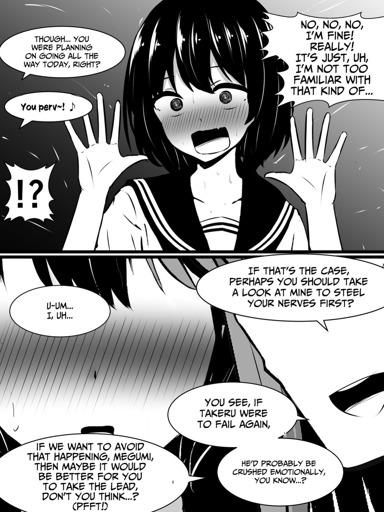[Sazameki Dori (Sazameki)] My Amazing Girlfriend Was Cucked From Me By My Big Dick Sister!? [Kusanuu]