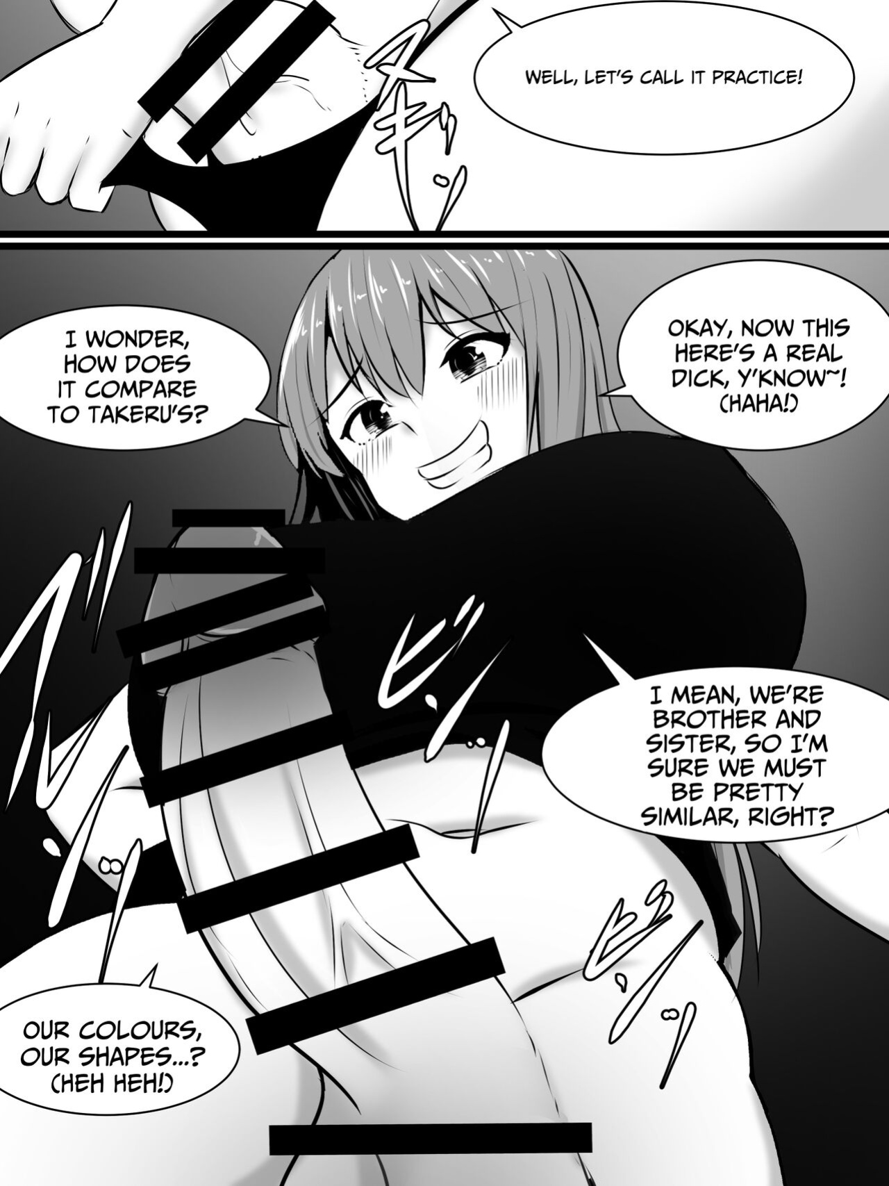 [Sazameki Dori (Sazameki)] My Amazing Girlfriend Was Cucked From Me By My Big Dick Sister!? [Kusanuu]