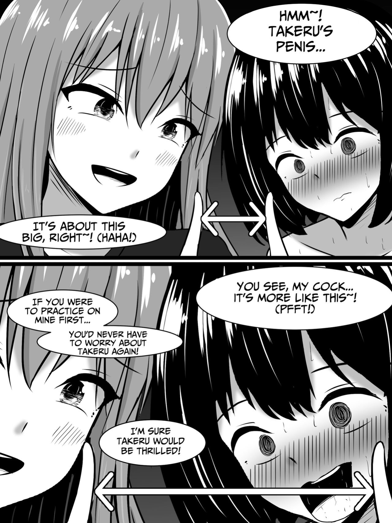 [Sazameki Dori (Sazameki)] My Amazing Girlfriend Was Cucked From Me By My Big Dick Sister!? [Kusanuu]