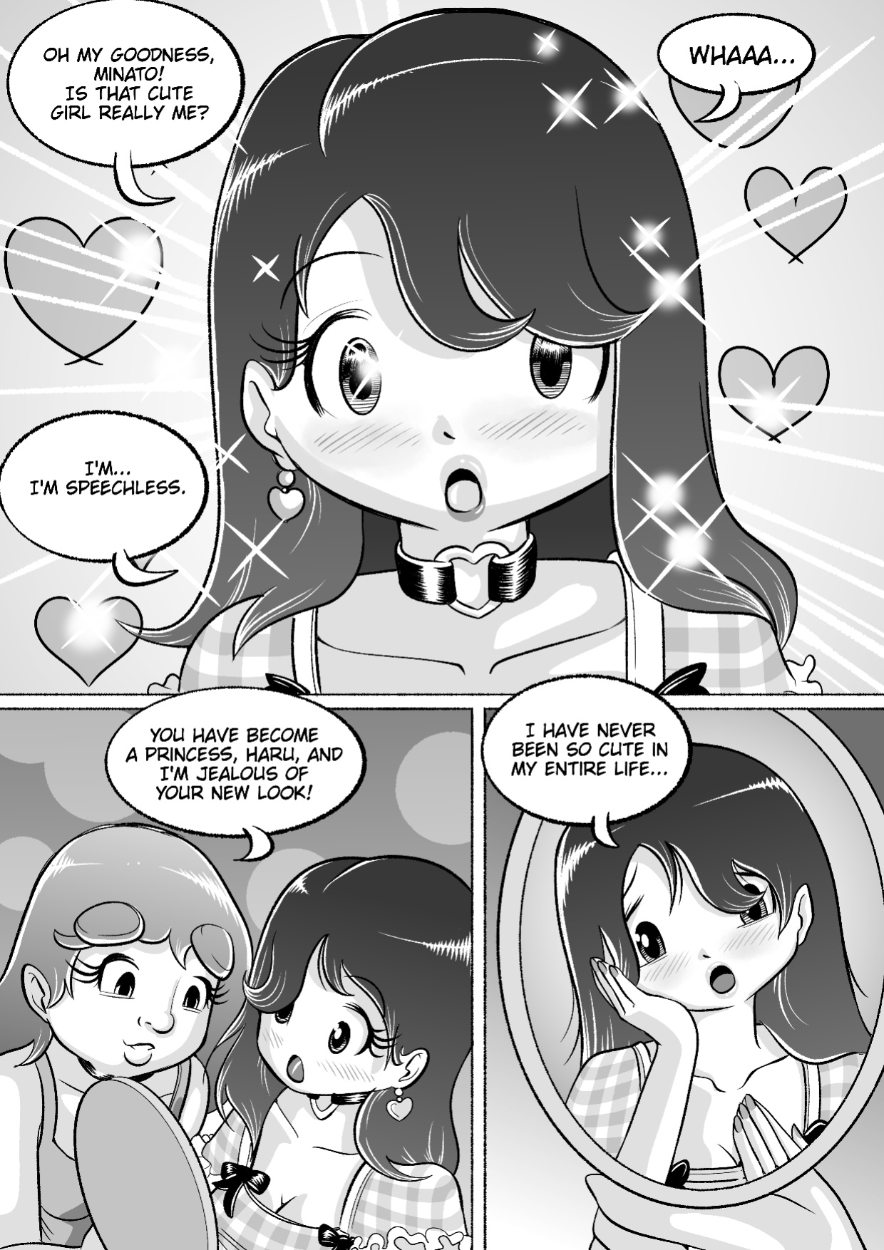 I tried female hormones to become a crossdresser Idol (black and white)