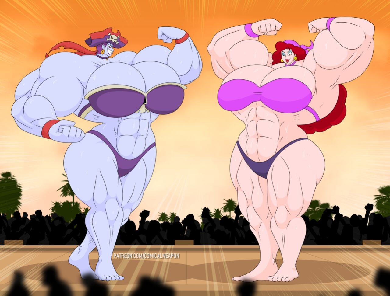 [ComicalWeapon] Free For All - Jessie vs Doronjo & Syrup vs Risky