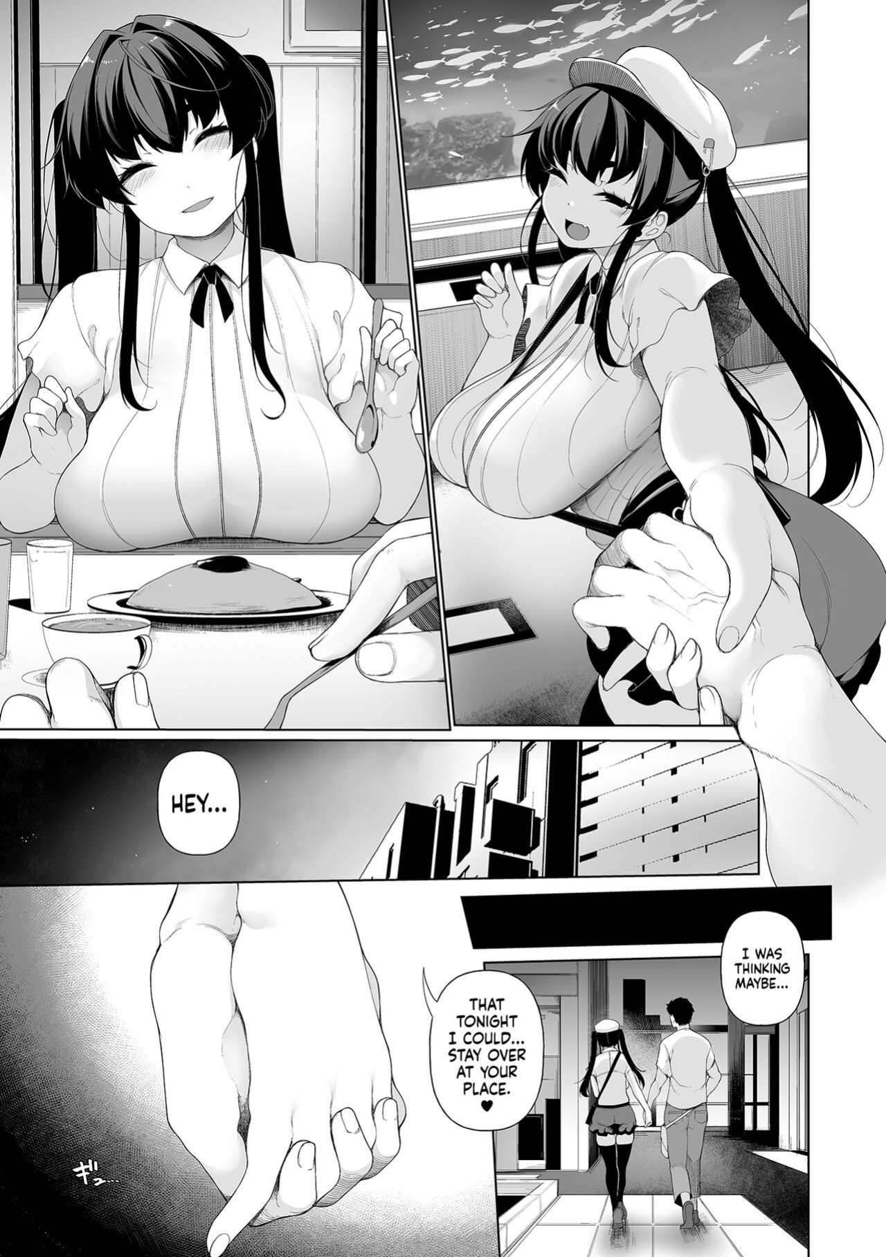 [Sakamata Nerimono] Ichinen Kanojo 1 | My Honeymoon Honey Ch. 1 [head empty + Wiimouto]