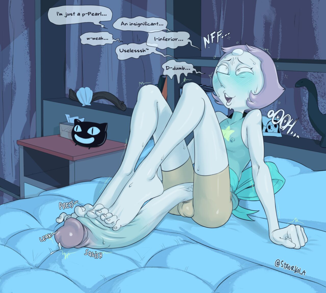 [Staerkola] Pearl Autofootjob Commission