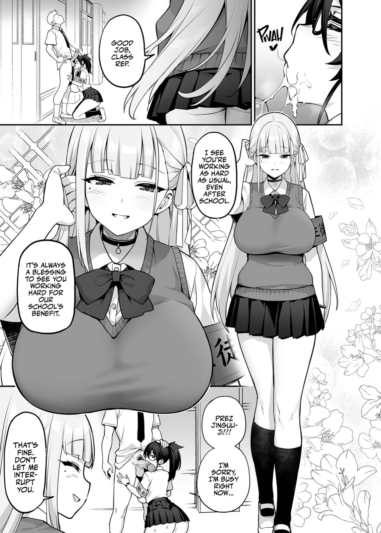 [TRY] Akogare no Seitokaichou ga Kyonyuu Sugiru Ken | Our Beloved School Prez's TITS are too BIG! [Team Rabu2]