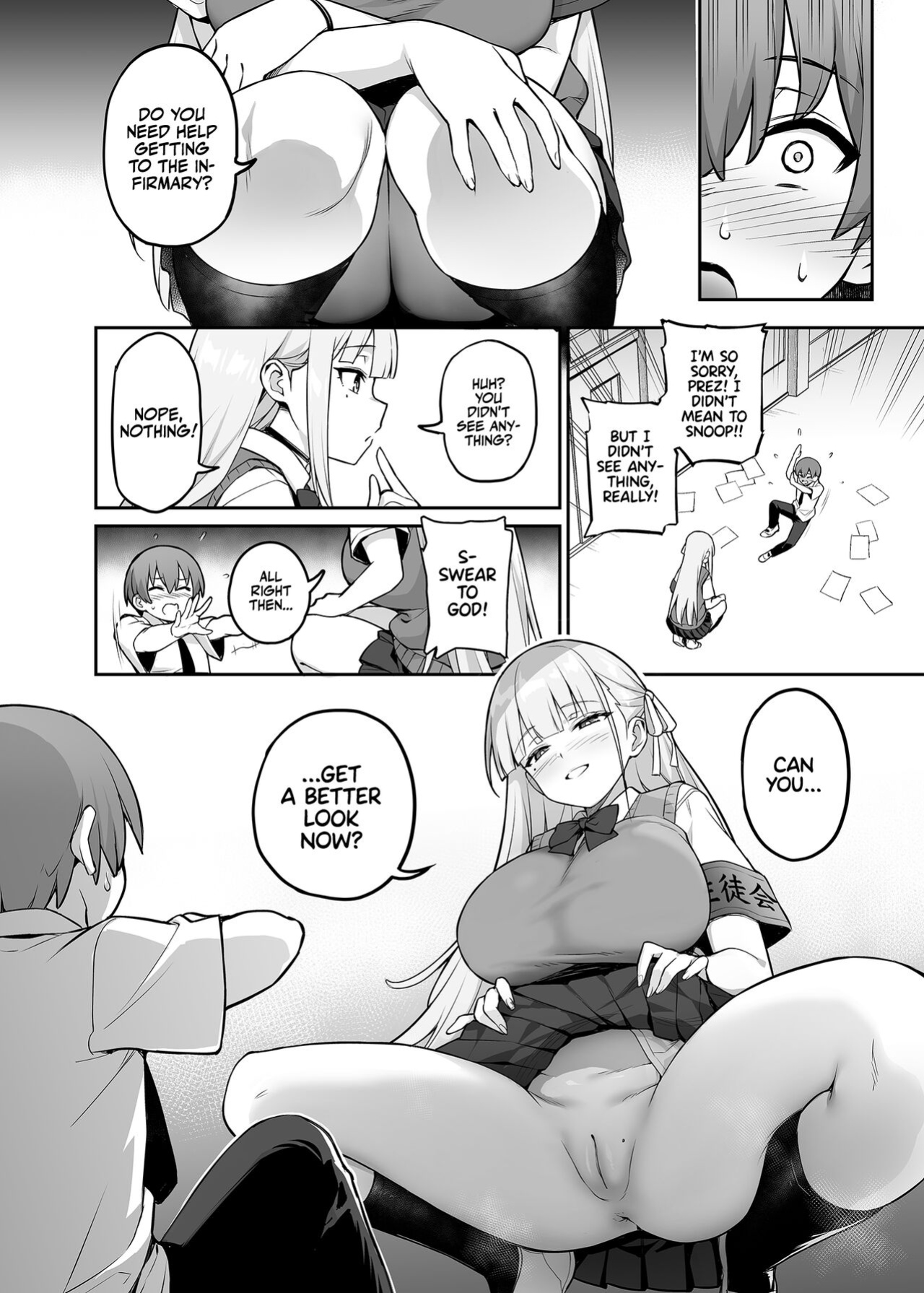 [TRY] Akogare no Seitokaichou ga Kyonyuu Sugiru Ken | Our Beloved School Prez's TITS are too BIG! [Team Rabu2]