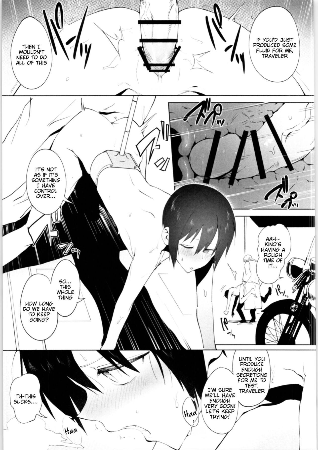 (C96) [Shiro Gas Koujou (Fushoku)] Kino no Tabi no Erohon VI - the Erotic World (Kino no Tabi) [Tigoris Translates]