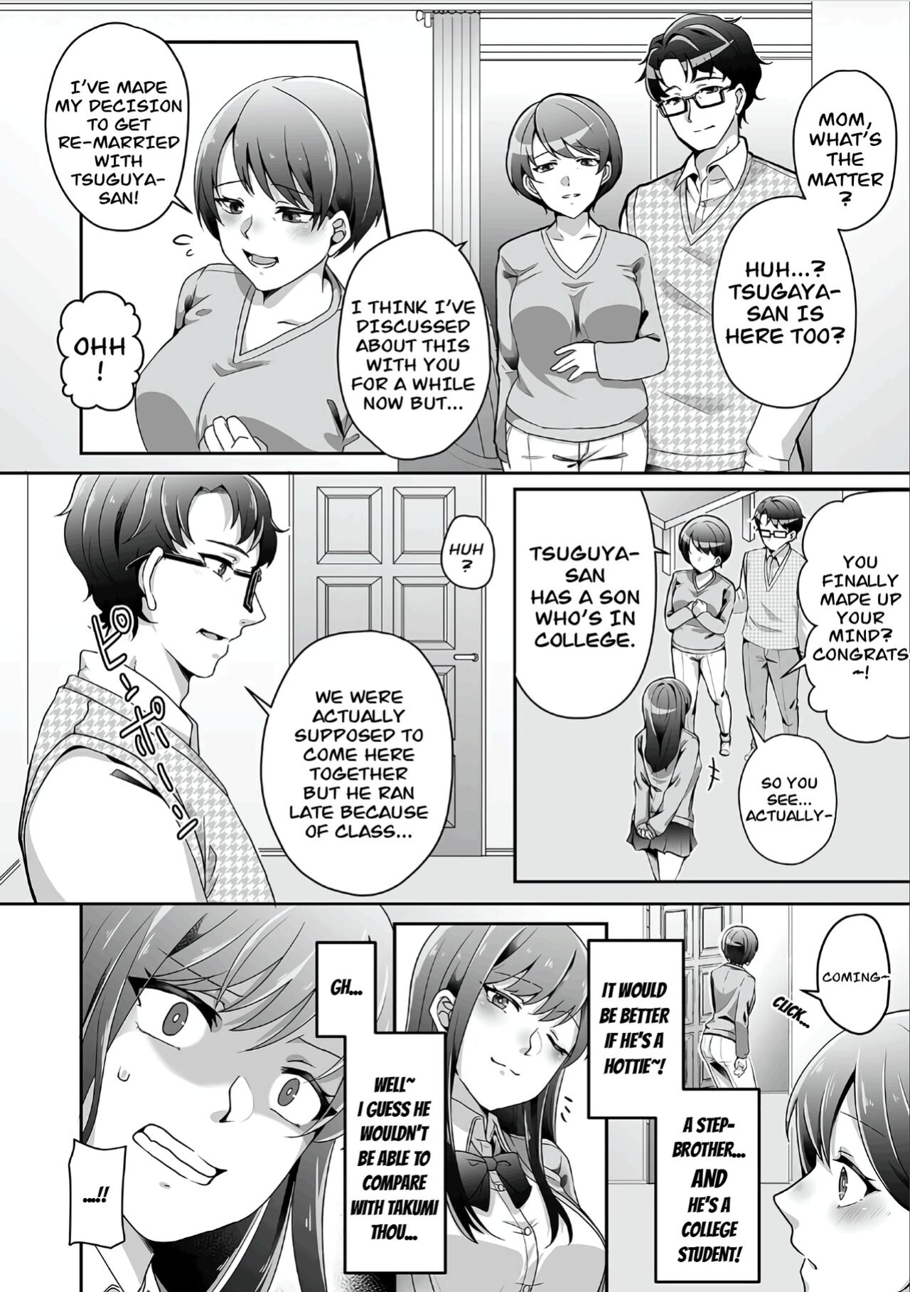 [Sake-chan] Haha ga Saikon shitara Gikei ga Chou Kuzu na Motokare datta "Kazoku dakedo Yarasete yo w" (1) [CarlJPTL]