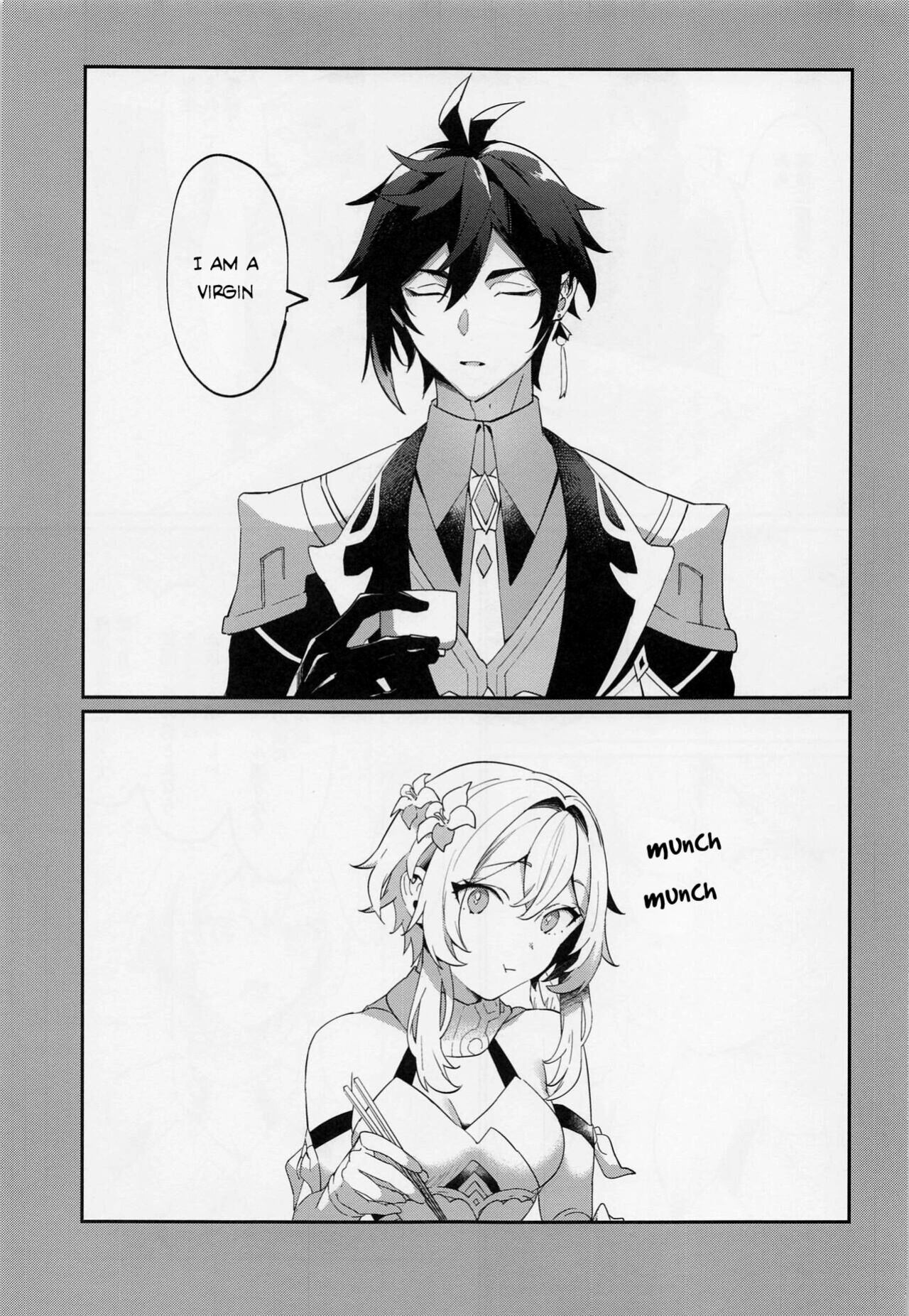 (Kami no Eichi 8) [Kadutikiya (Kaduki)] Renai Shoshinsha Rokusen-nen | To the inexperienced 6000 year old you (Genshin Impact) [Nihility]