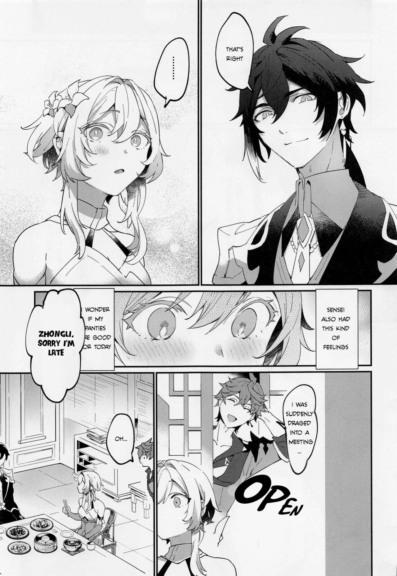 (Kami no Eichi 8) [Kadutikiya (Kaduki)] Renai Shoshinsha Rokusen-nen | To the inexperienced 6000 year old you (Genshin Impact) [Nihility]