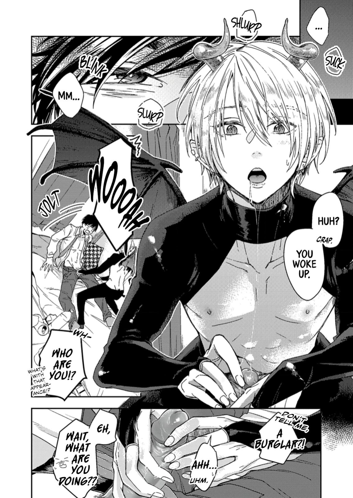 [Kamaboko Teishoku (Kyomu-chan)] Shachiku Riman ha Inma-kun ni Semeraretai {BL-DOT-CUM}