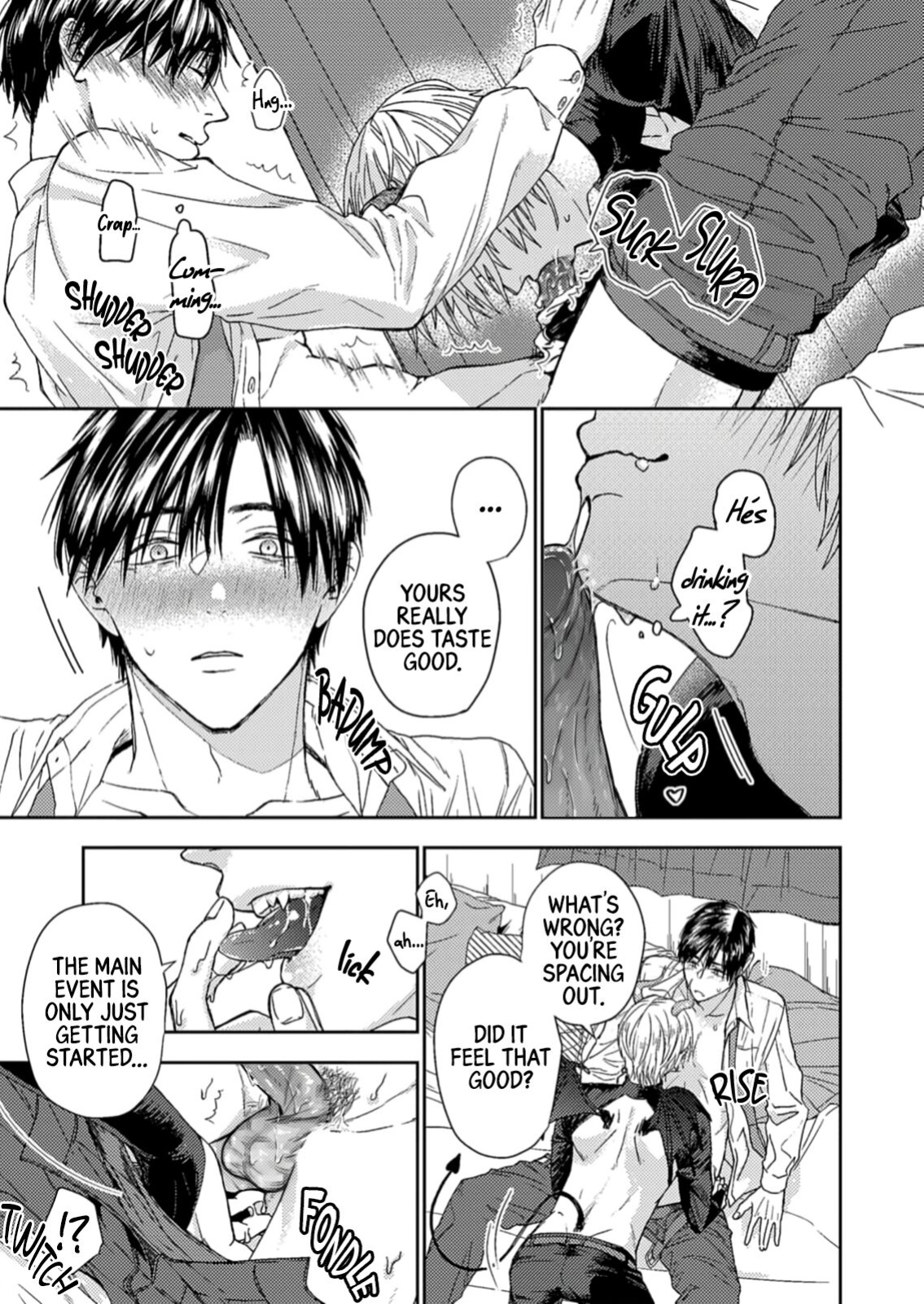 [Kamaboko Teishoku (Kyomu-chan)] Shachiku Riman ha Inma-kun ni Semeraretai {BL-DOT-CUM}