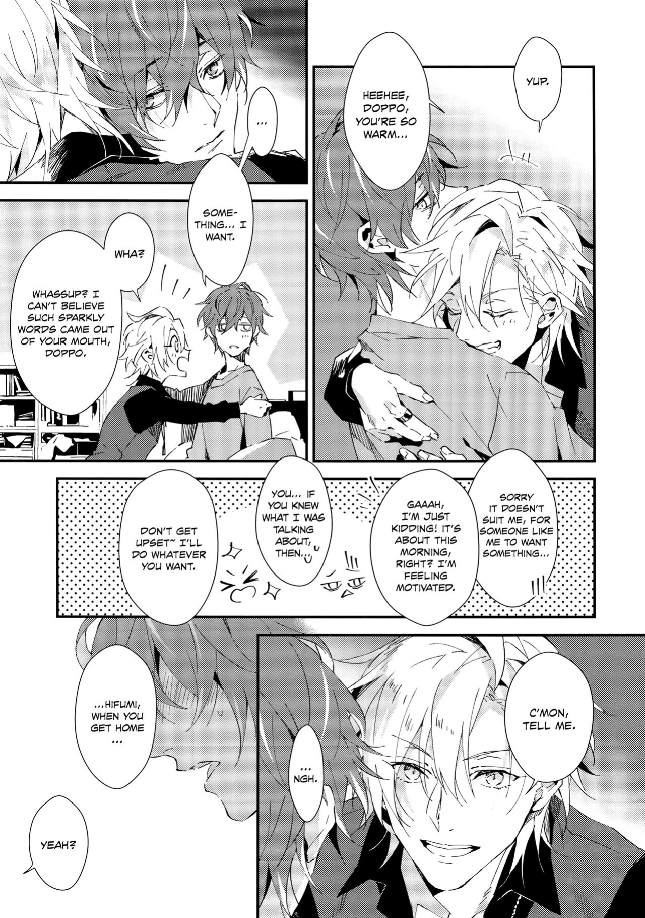 (C95) [inumog (Fujino, Marumo)] Nandemo Ii Kankei (Hypnosis Mic) {MissionStart Scans}