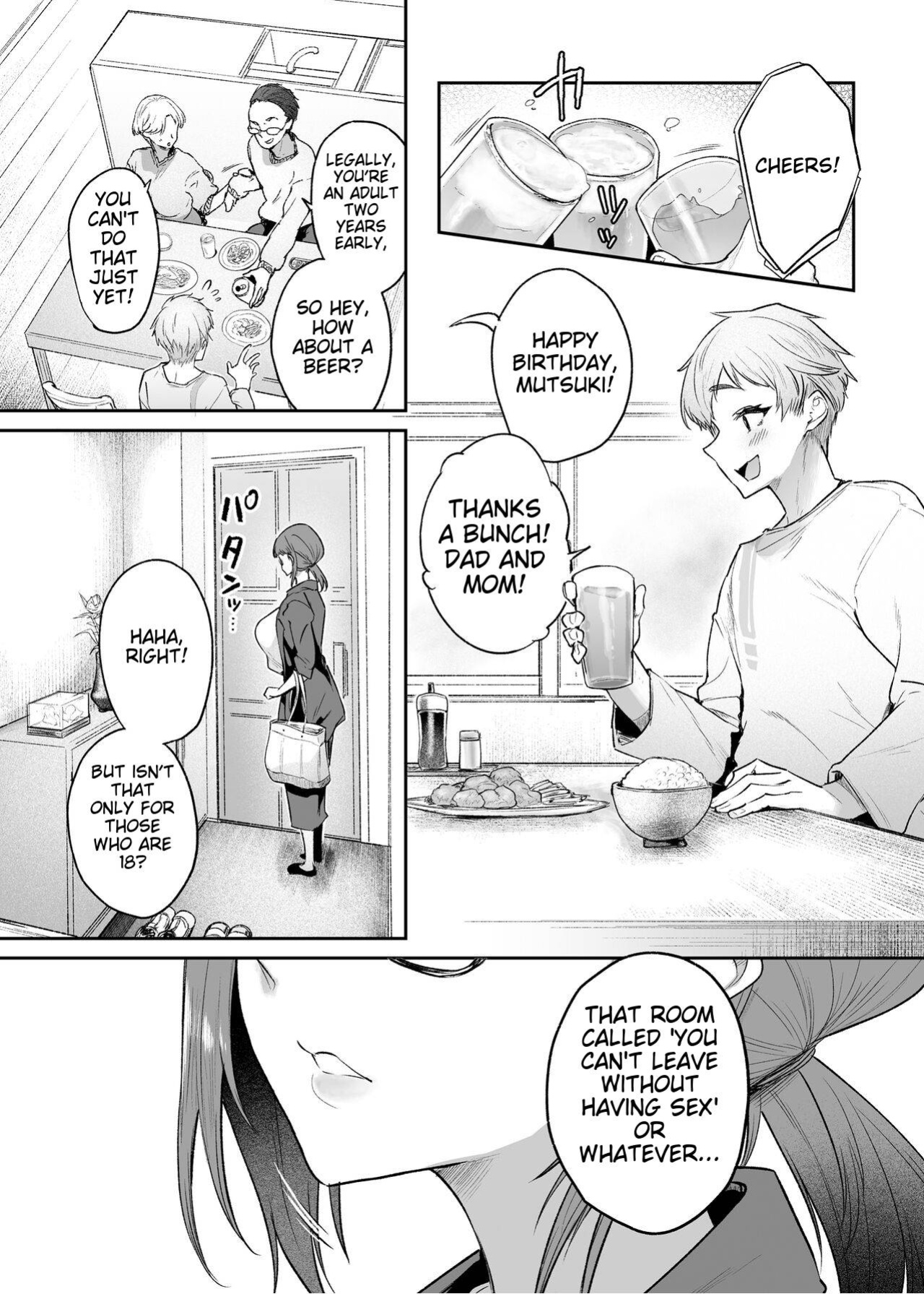 [Mata Ashita. (Oohira Sunset)] Vacances wa Sex Shinaito Derarenai Heya de | In a Room Where You can't Leave unless You Have Sex