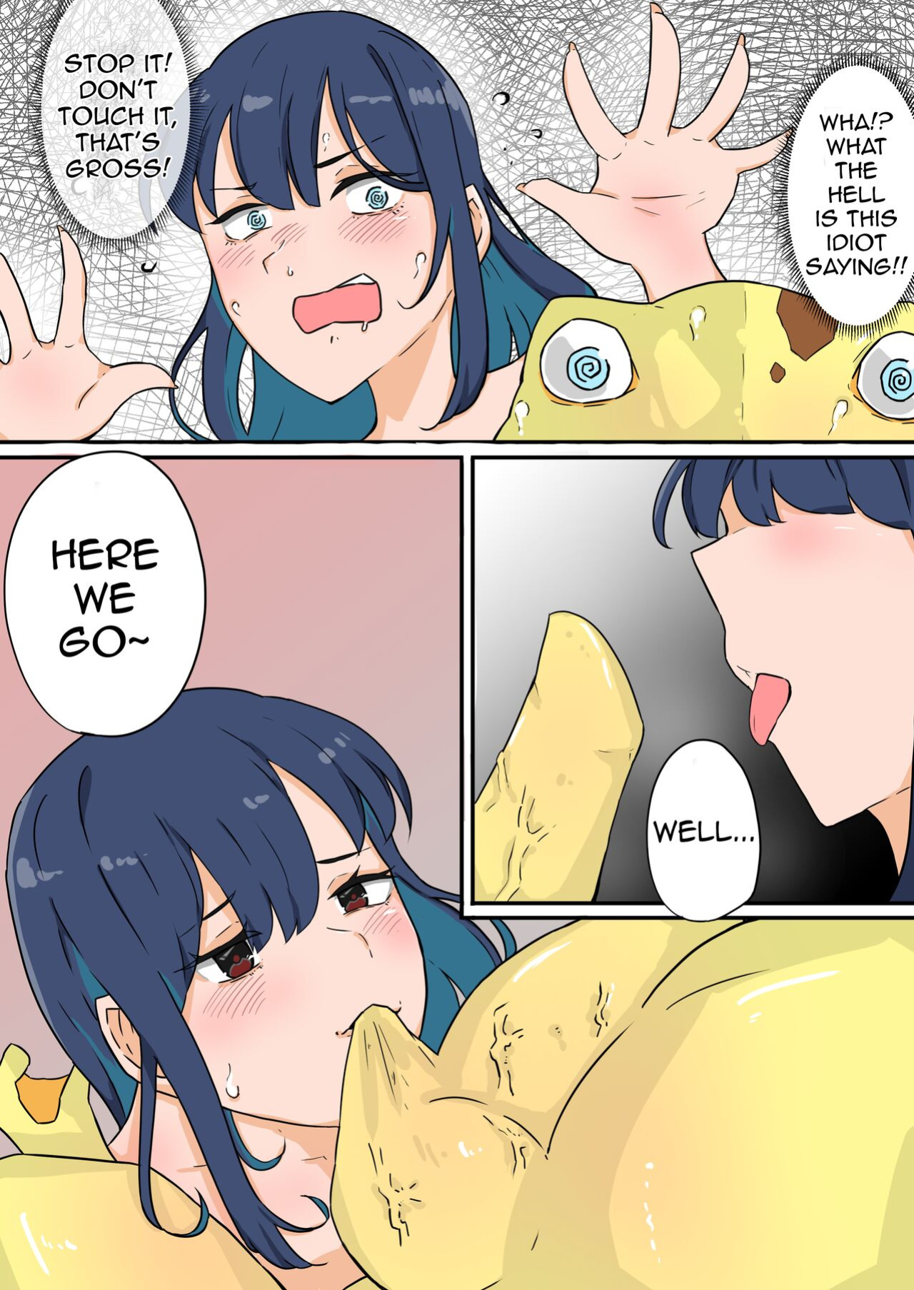 [Chihiro] Onna Kishi to Kaeru-gata Majuu no Irekawari RE | Female Knight and Frog Monster Swap RE