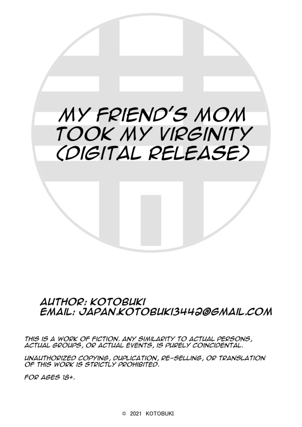 [Kotobuki] Yuujin no Hahaoya ni Fudeoroshi Saremashita | My Friend's Mom Took My Virginity [Darg777 Translations]