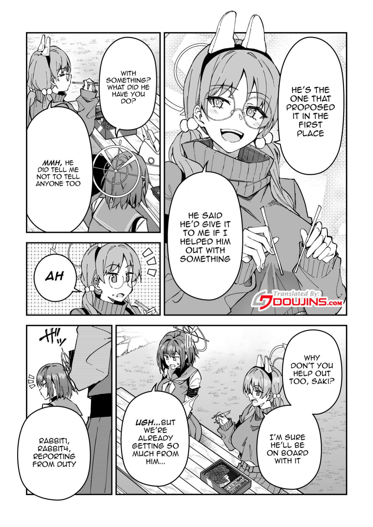 [Syunichi Kansuu (Syunichi)] Yokujou Usagi no Shokuryou Choutatsu Sakusen | The Lustful Rabbit's Ration Acquirement Strategy