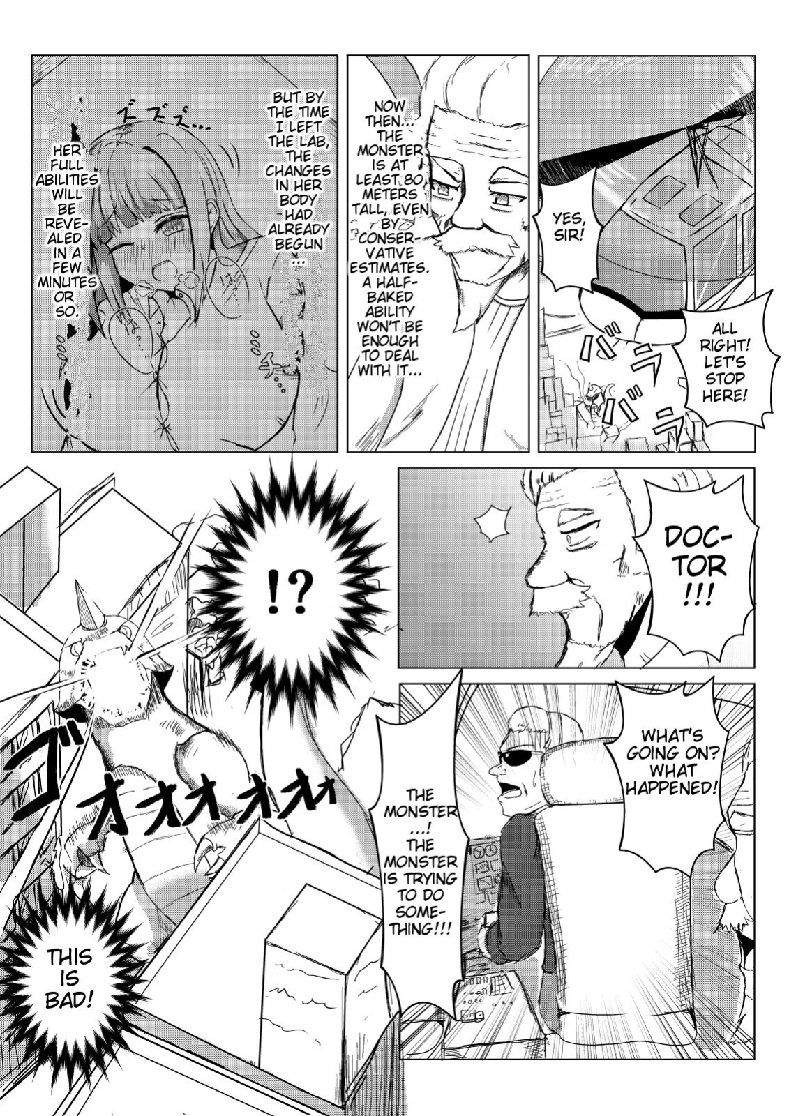 [Potter.L] Hikentai Shoujo to Kaijuu | Test Subject Girl