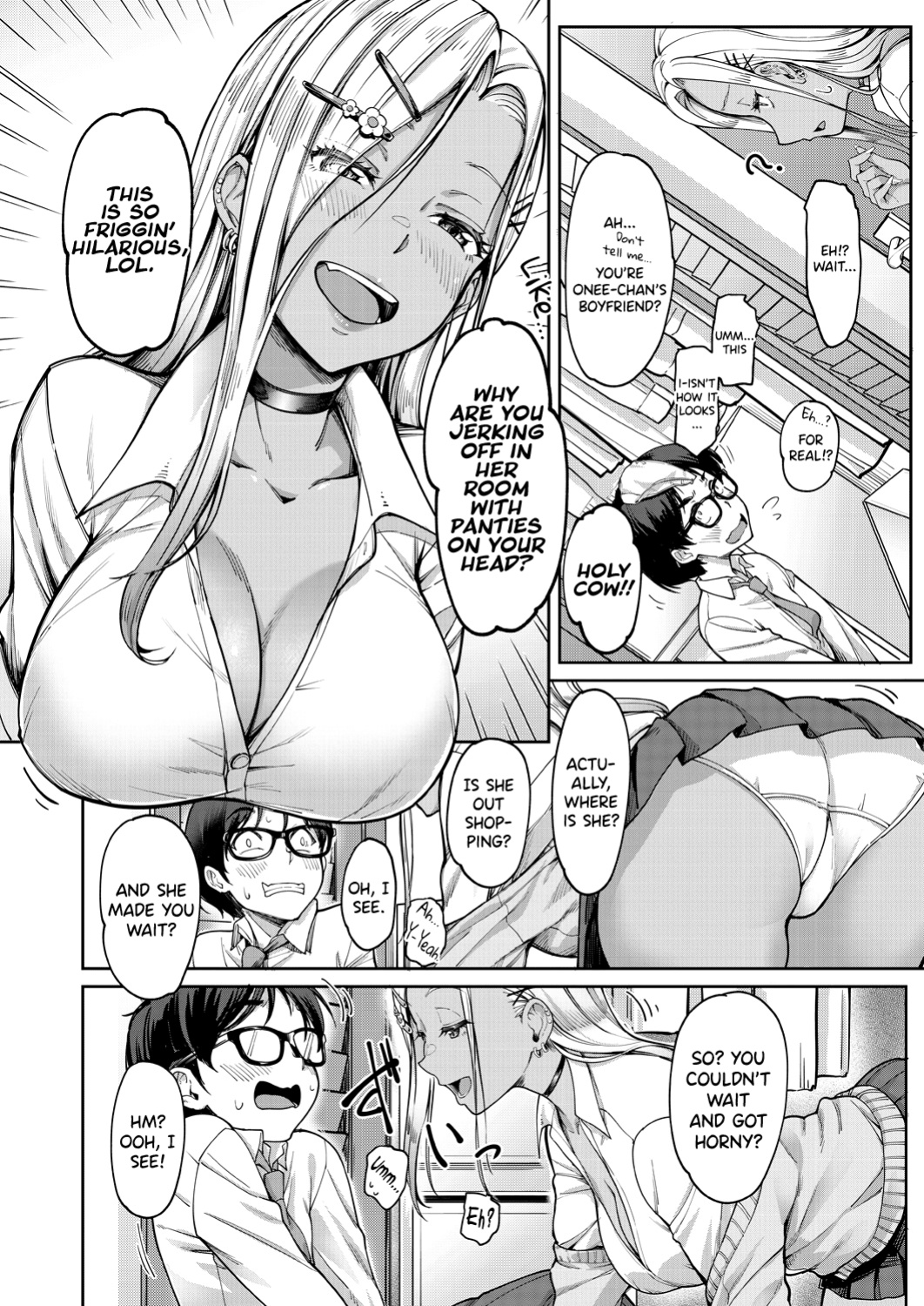 [Misaki Tokinobu] Kanojo no Imouto w Nikushoku kei Gyaru [biribiri]