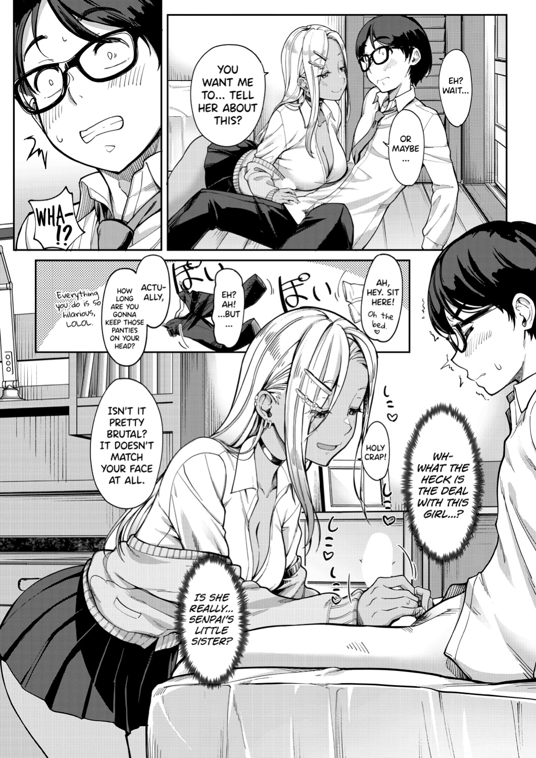 [Misaki Tokinobu] Kanojo no Imouto w Nikushoku kei Gyaru [biribiri]