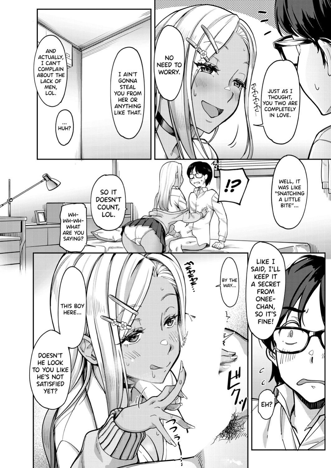 [Misaki Tokinobu] Kanojo no Imouto w Nikushoku kei Gyaru [biribiri]