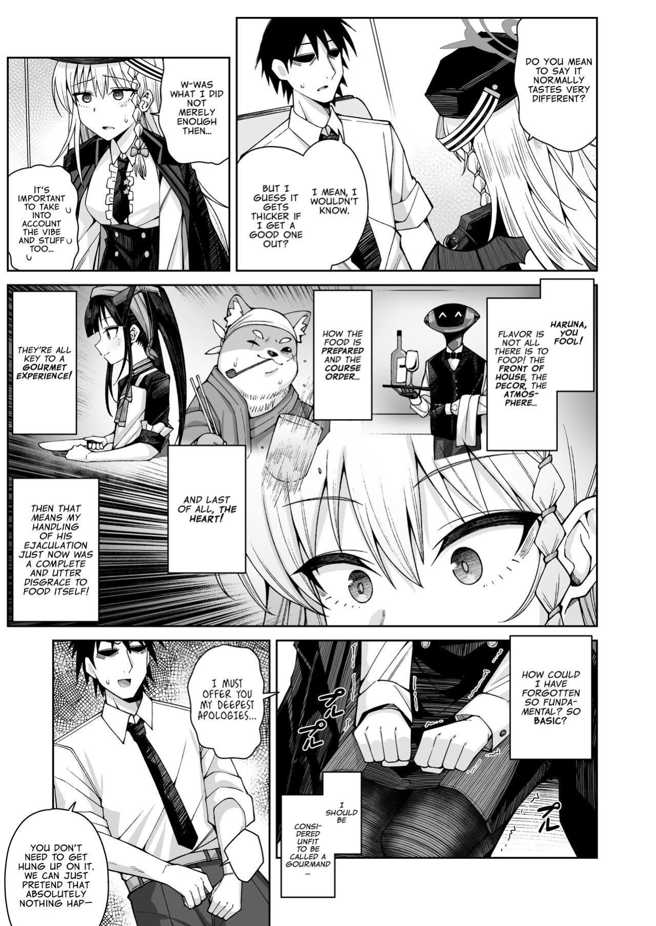 [Gaikotsu no Spare Rib (Kurohagane)] Awaku Koi Nioi, Amaku Ai ni Yoi. | A Waft of Romance, A Draught of Passion. (Blue Archive)