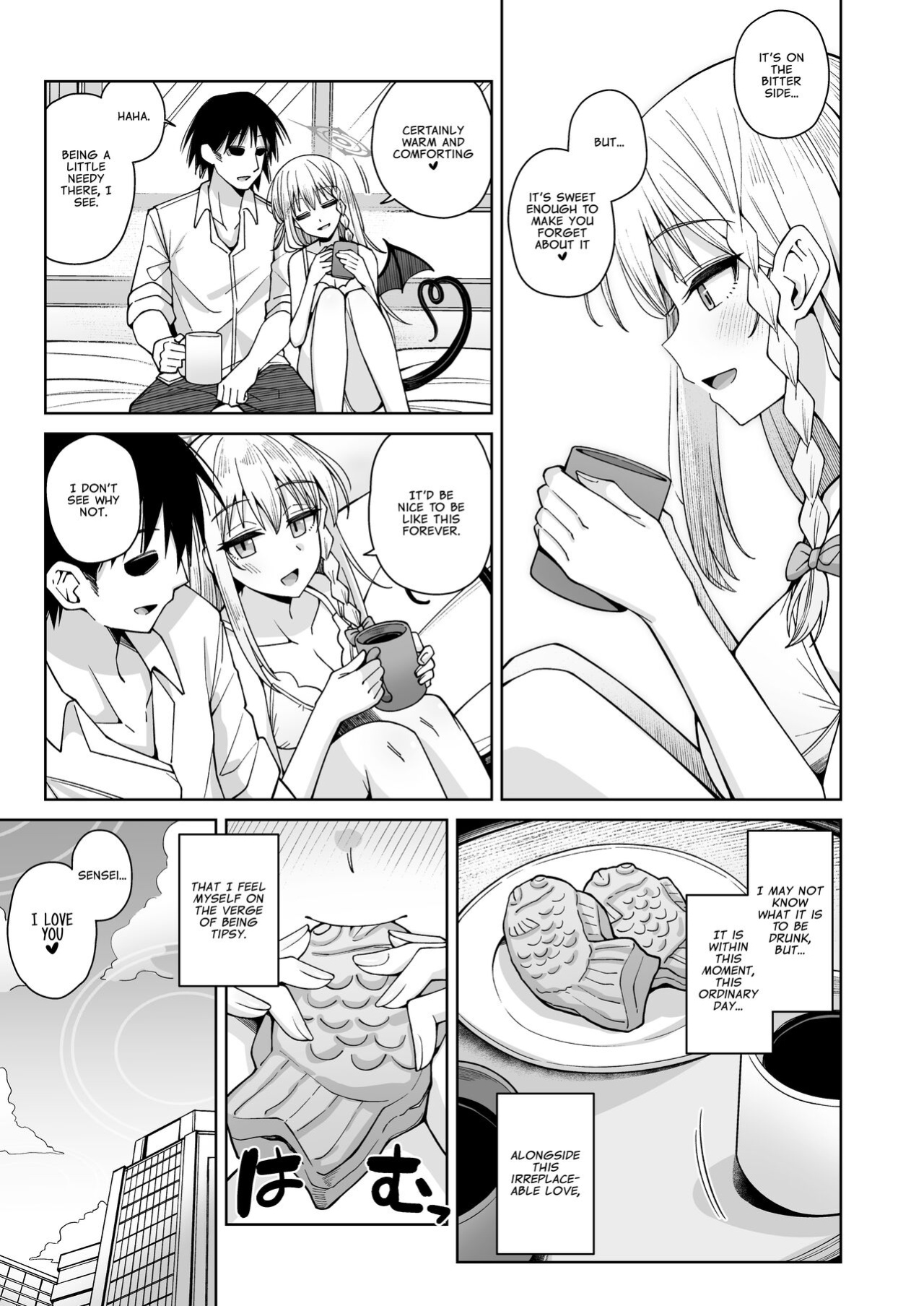 [Gaikotsu no Spare Rib (Kurohagane)] Awaku Koi Nioi, Amaku Ai ni Yoi. | A Waft of Romance, A Draught of Passion. (Blue Archive)