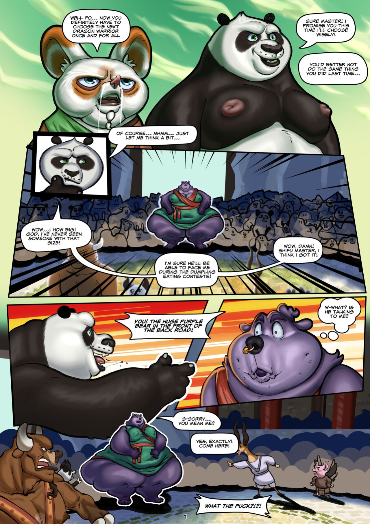 Kung Fu Panda x Aruberu