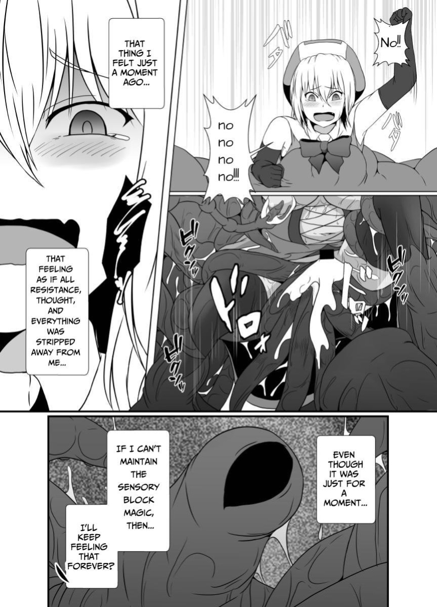 [Hyoui no Jikan (Shimakawa)] Mesugaki Mahou Shoujo wa Daikkirai na Zako Youma ni Karada o Torikomareta node Kankaku Shadan no Mahou o Tsukatte Asa made Taeru | Magical Girl Caught By A Loathsome Monster Uses Sens... [GGY Translations]