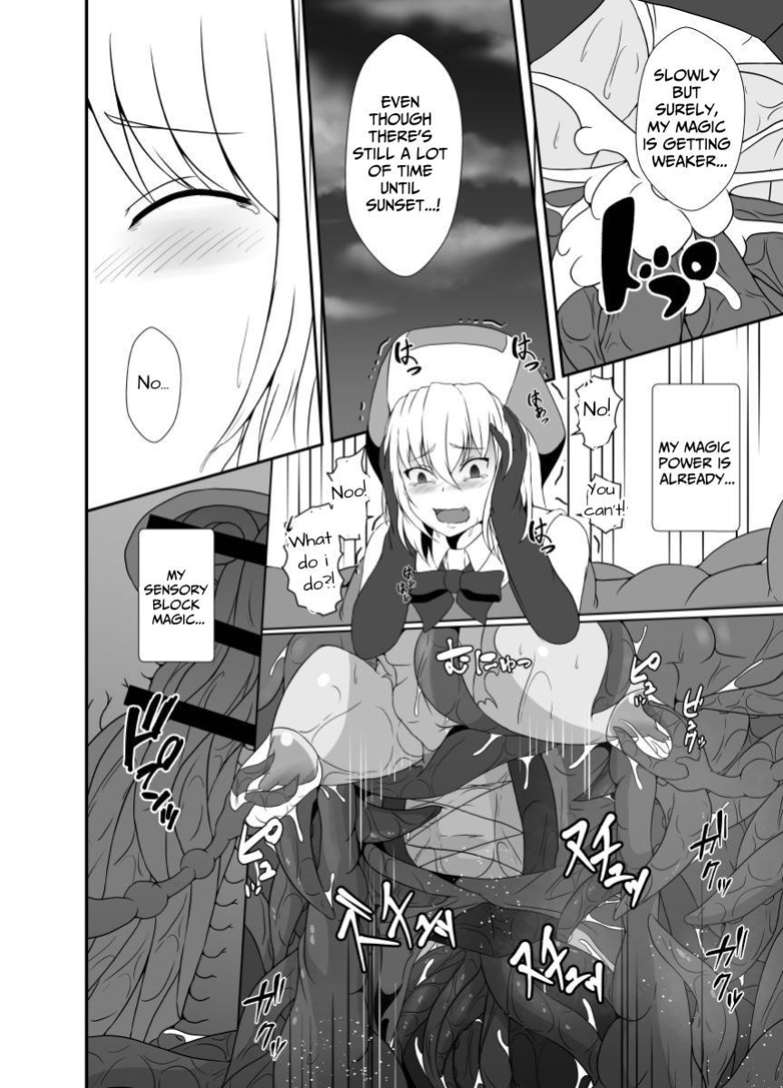 [Hyoui no Jikan (Shimakawa)] Mesugaki Mahou Shoujo wa Daikkirai na Zako Youma ni Karada o Torikomareta node Kankaku Shadan no Mahou o Tsukatte Asa made Taeru | Magical Girl Caught By A Loathsome Monster Uses Sens... [GGY Translations]