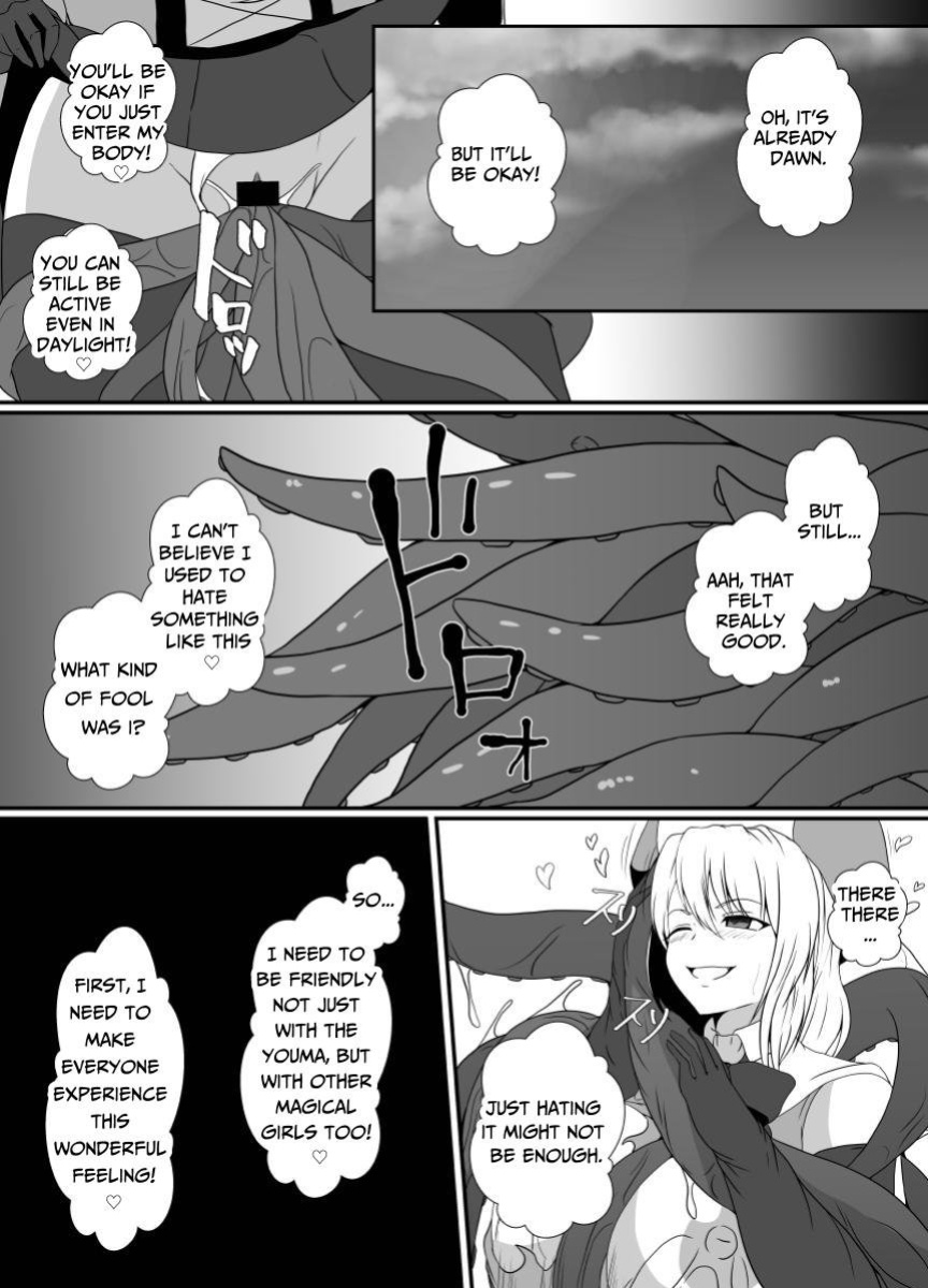 [Hyoui no Jikan (Shimakawa)] Mesugaki Mahou Shoujo wa Daikkirai na Zako Youma ni Karada o Torikomareta node Kankaku Shadan no Mahou o Tsukatte Asa made Taeru | Magical Girl Caught By A Loathsome Monster Uses Sens... [GGY Translations]