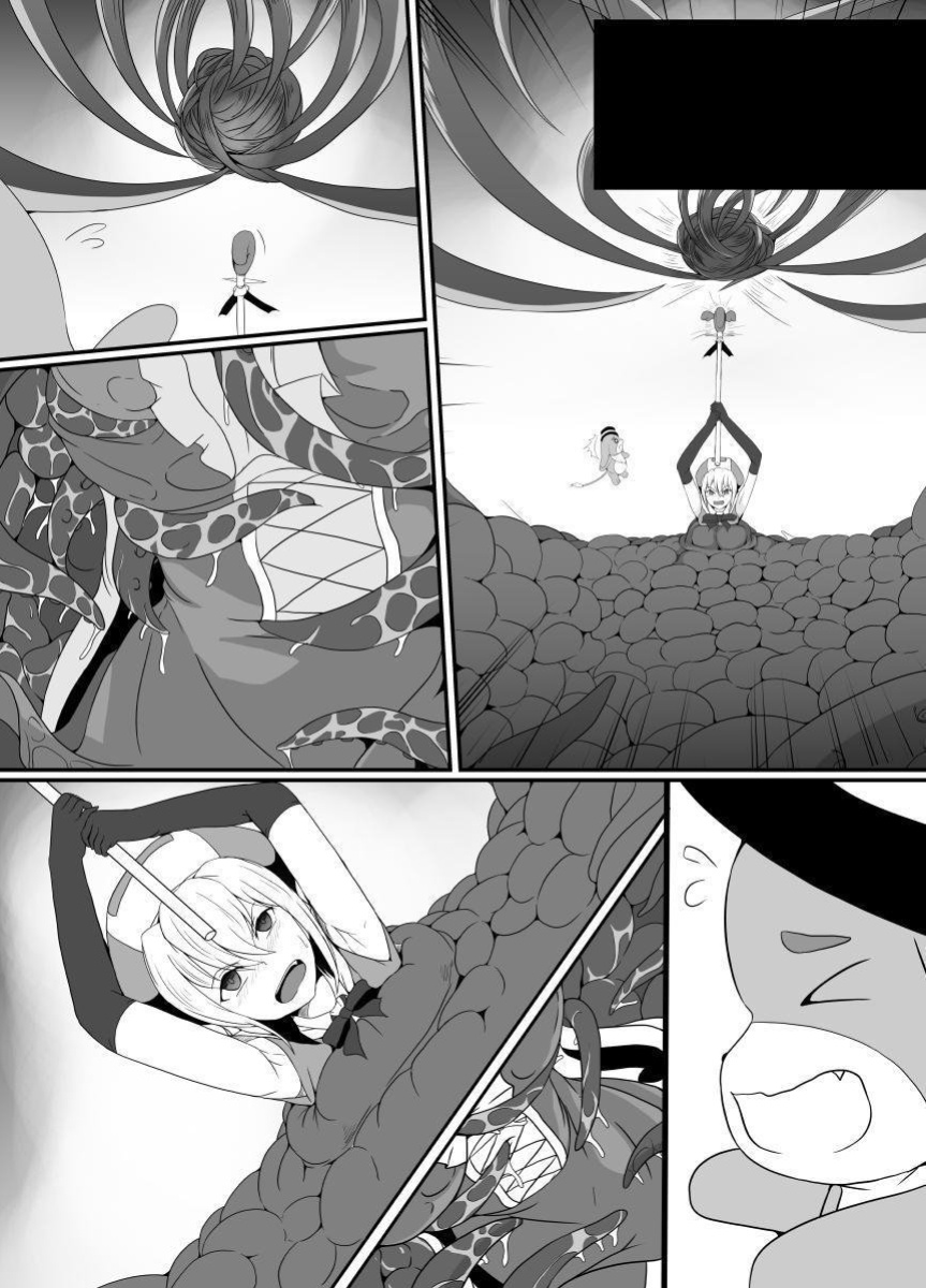 [Hyoui no Jikan (Shimakawa)] Mesugaki Mahou Shoujo wa Daikkirai na Zako Youma ni Karada o Torikomareta node Kankaku Shadan no Mahou o Tsukatte Asa made Taeru | Magical Girl Caught By A Loathsome Monster Uses Sens... [GGY Translations]