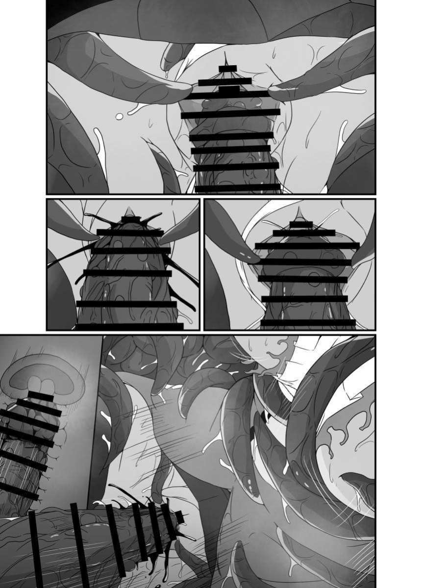 [Hyoui no Jikan (Shimakawa)] Mesugaki Mahou Shoujo wa Daikkirai na Zako Youma ni Karada o Torikomareta node Kankaku Shadan no Mahou o Tsukatte Asa made Taeru | Magical Girl Caught By A Loathsome Monster Uses Sens... [GGY Translations]