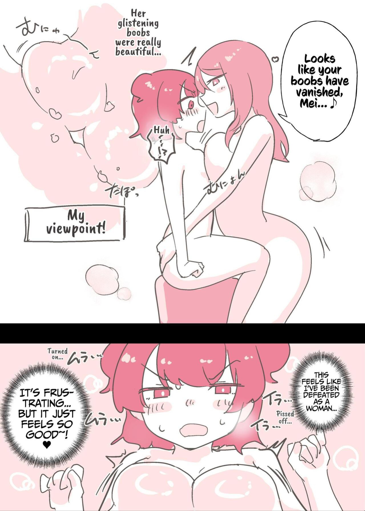 [Amai Shoujo Koubou (Amai Meiden)] Psycho Les Senpai ga 1000-bon Ureta Kinen ni Les Fuuzoku ni Itte Kimashita Repo | Psycho Lesbian Senpai Sold 1000 Copies Memorial Lesbian Brothel Experience Report [Kusanuu]